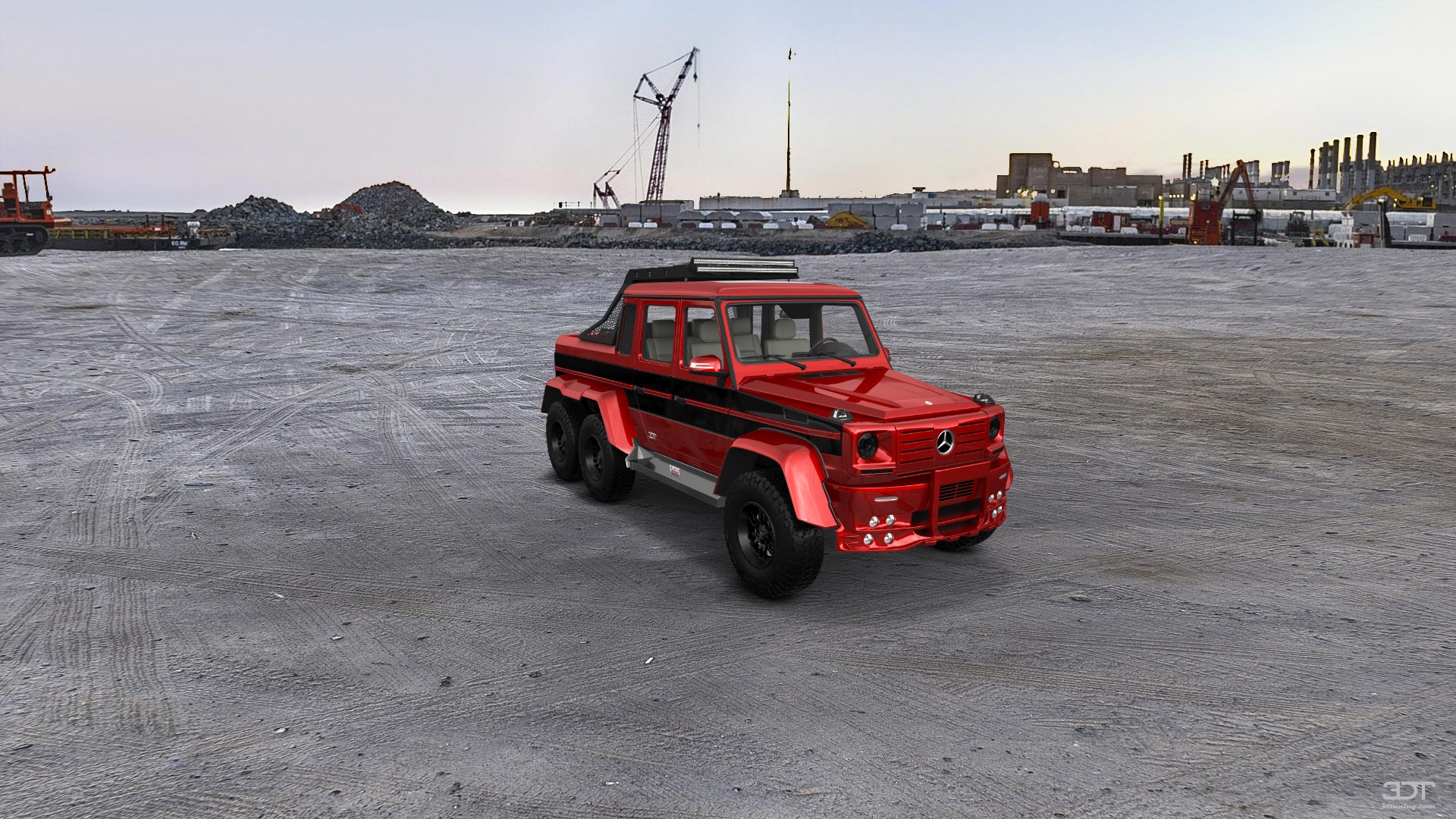 Mercedes G 63 AMG 6x6 4 Door pickup truck 2013 tuning