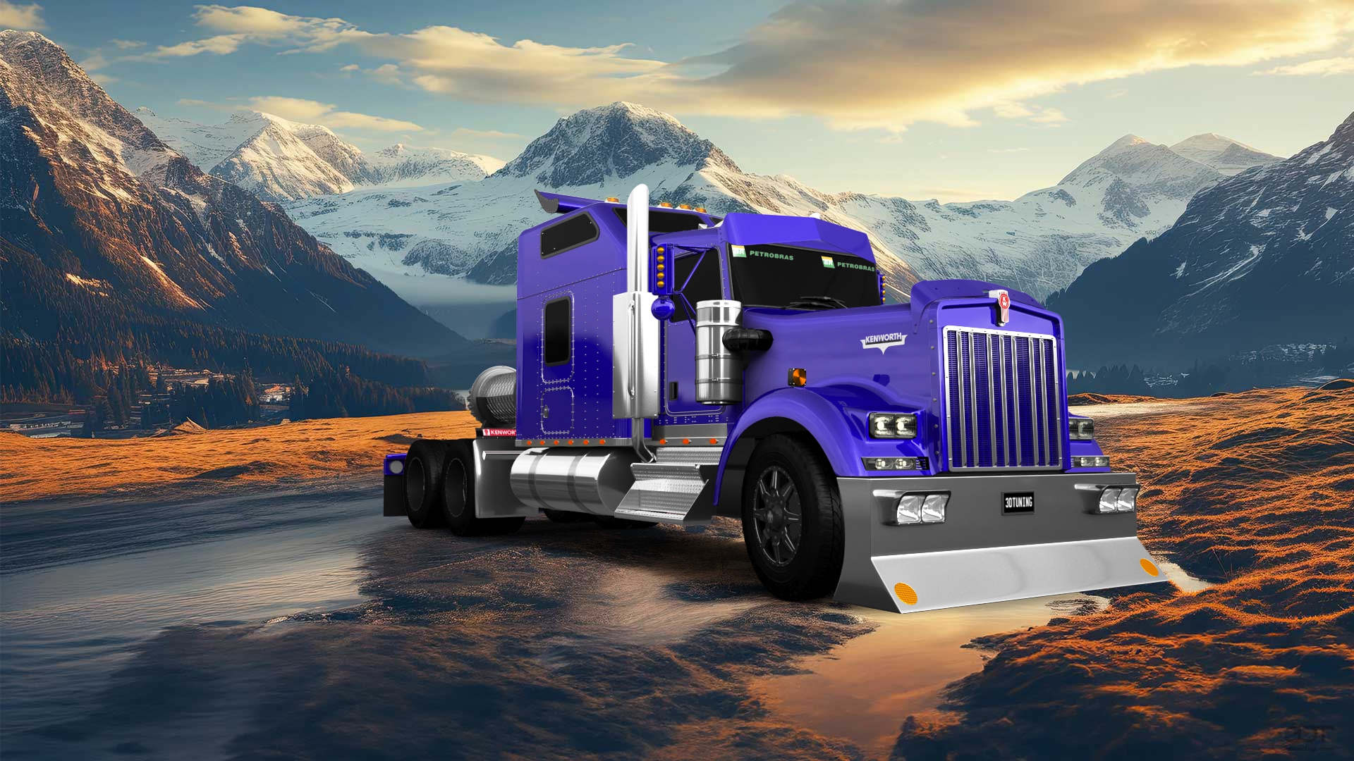 Kenworth W900 Sleeper Cab Truck 2015