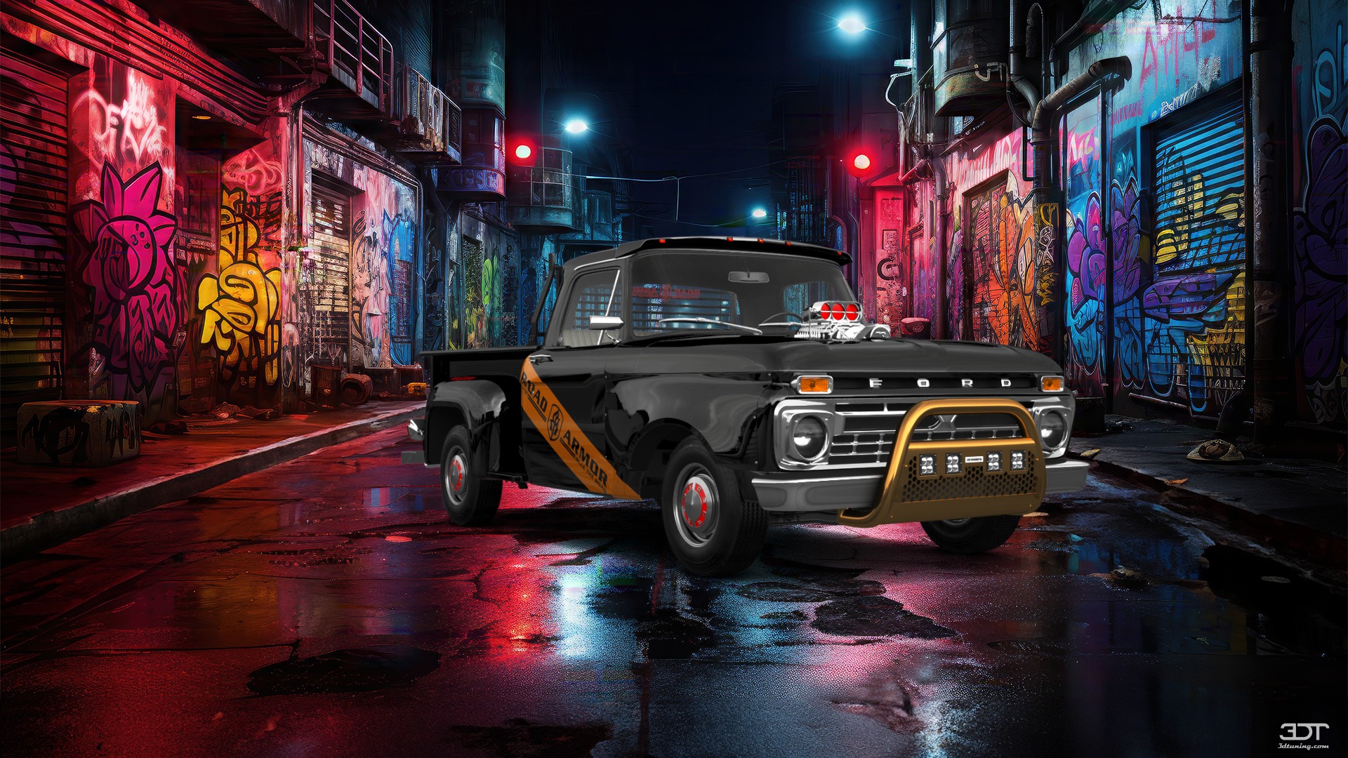 Ford F-100 Flareside 2 Door pickup truck 1961