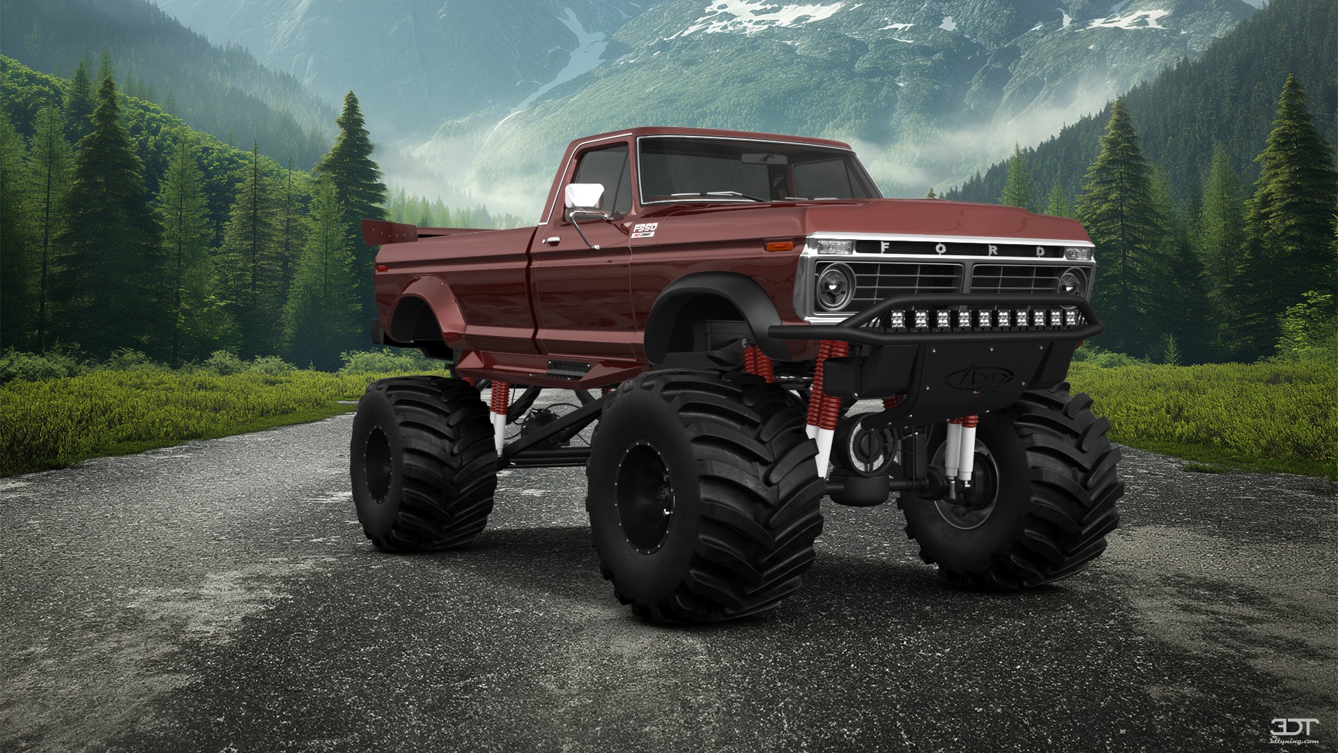 Ford F-350 Dually 2 Door pickup truck 1974