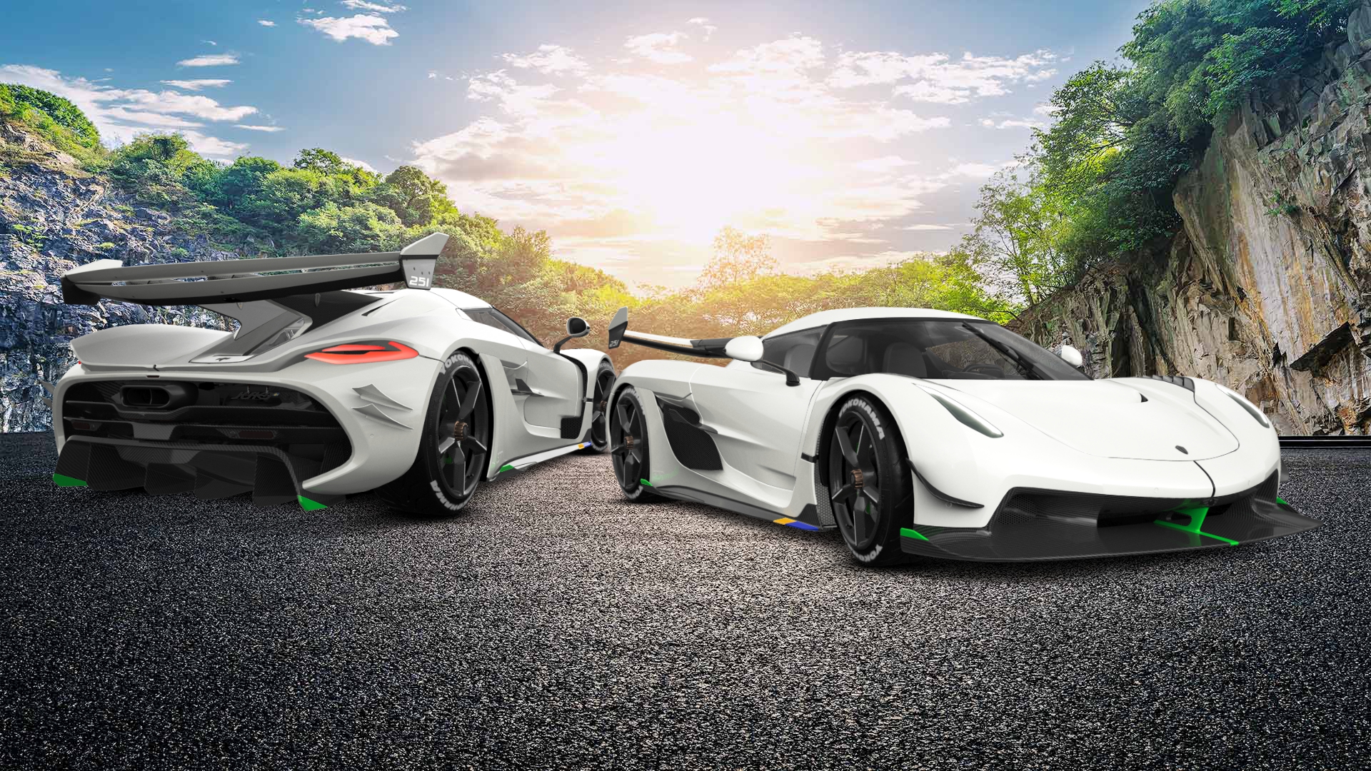 Koenigsegg Jesko 2 door targa top 2020