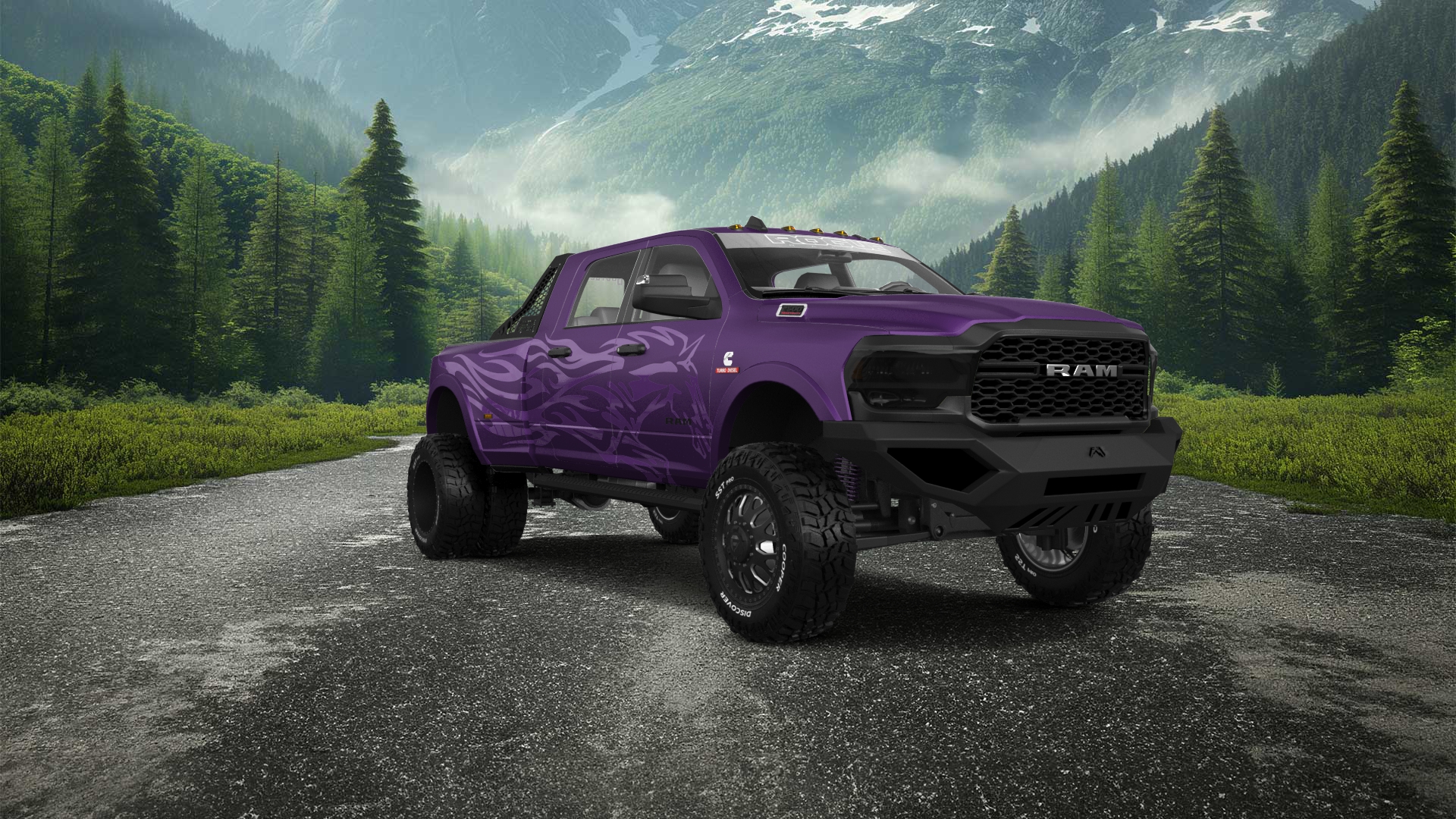 Dodge Ram 3500 4 Door pickup truck 2020 tuning