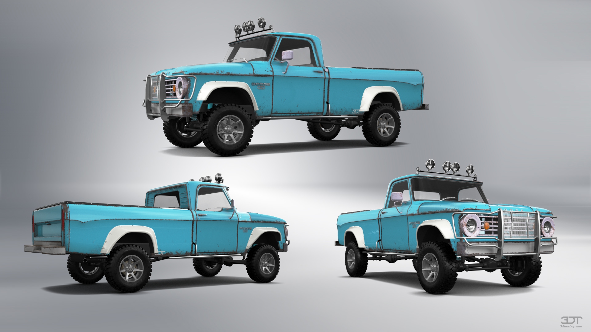 Dodge Power Wagon W200 2 Door pickup truck 1966