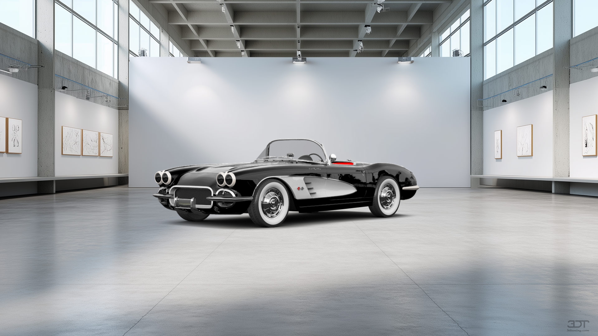 Chevrolet Corvette Convertible Coupe 1958 tuning