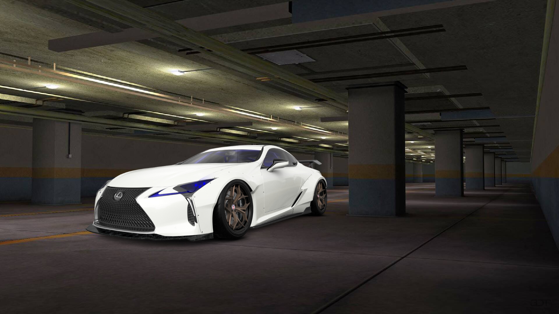 Lexus LC500 2 door fastback coupe 2017 tuning