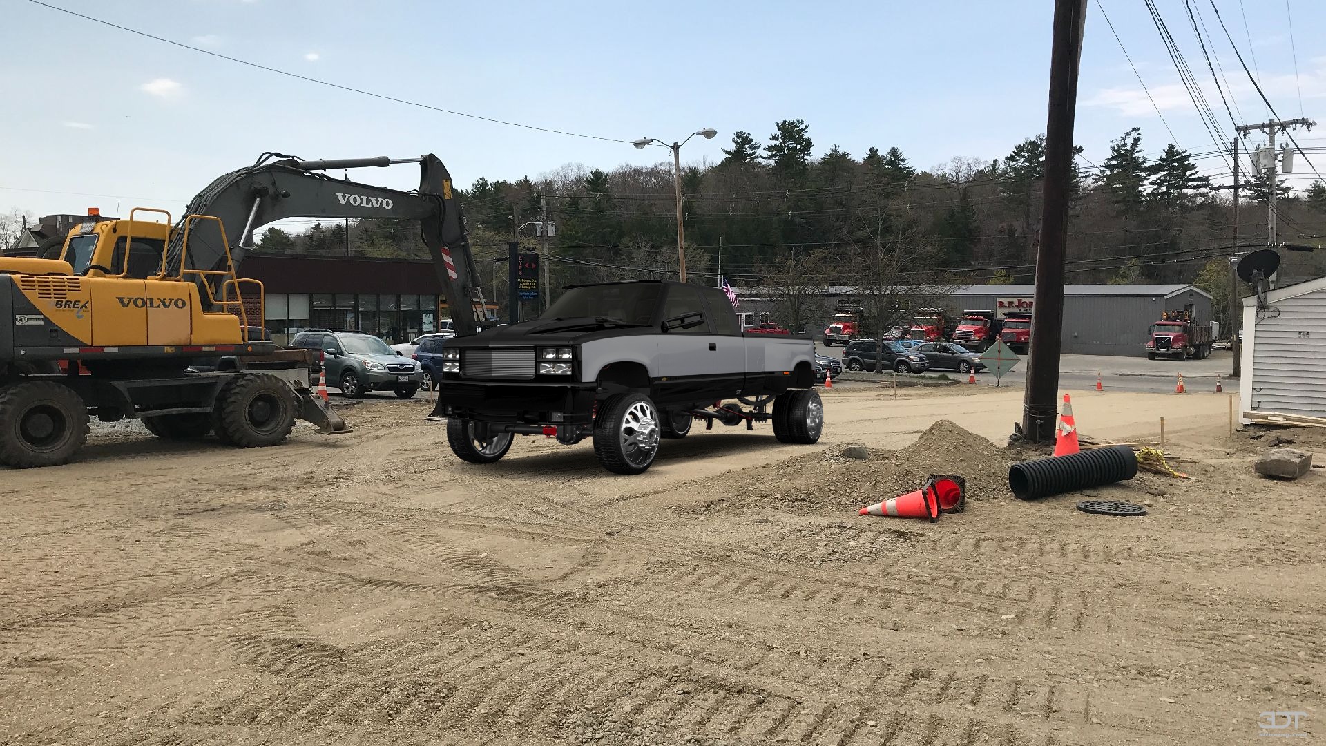 Chevrolet K3500 Extended Cab Pickup Truck 1988