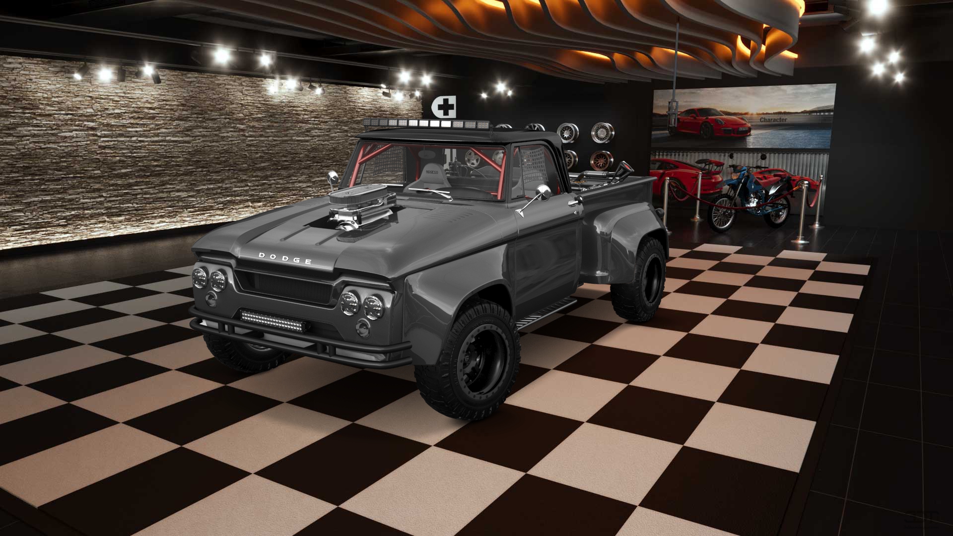 Dodge D-100 Stepside 2 Door pickup truck 1961