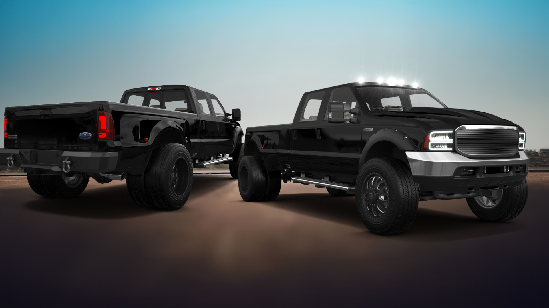 Ford F-350 DRW 4 Door pickup truck 1999 tuning