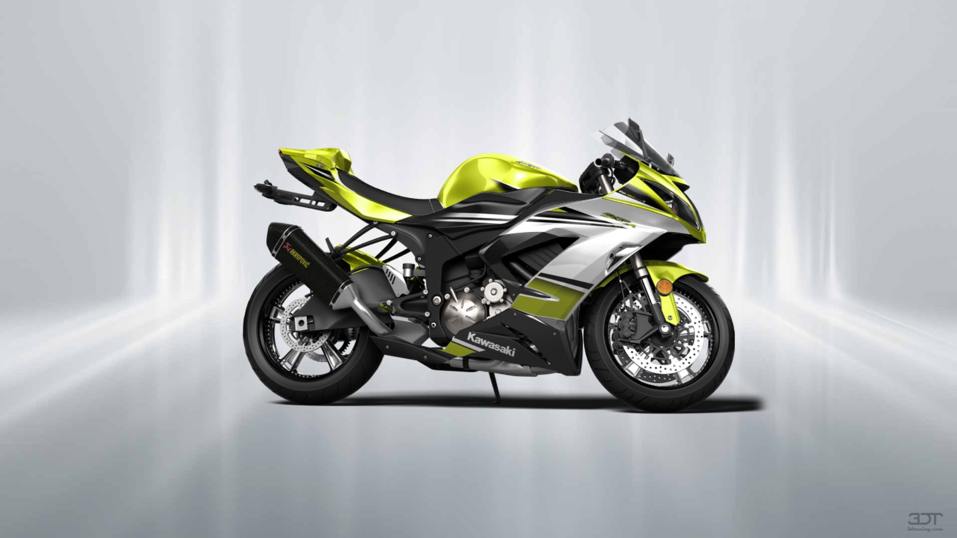 Kawasaki Ninja ZX 6R Sport Bike 2015 tuning