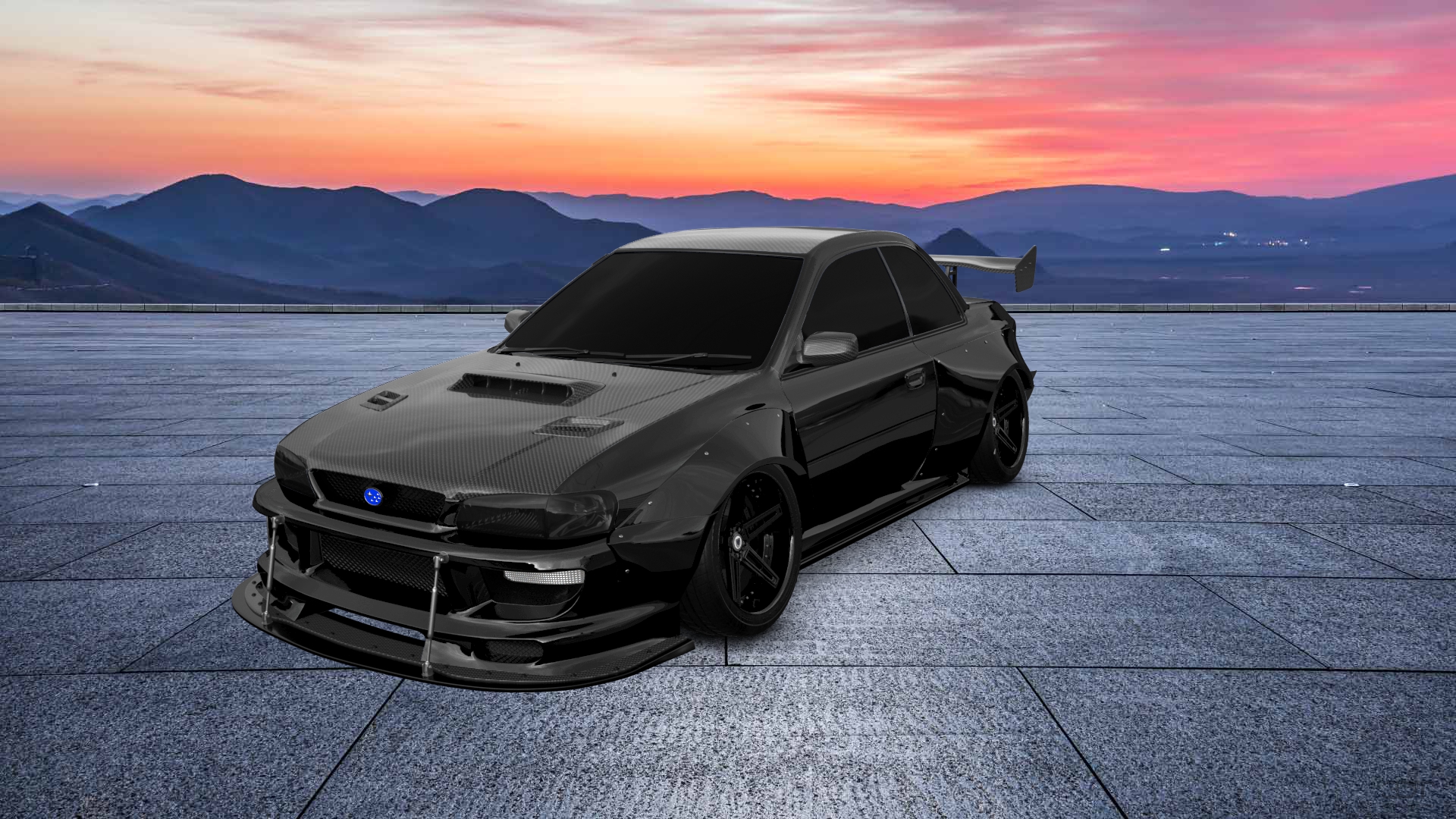 Subaru Impreza WRX STI 22B 2 Door Coupe 2000 tuning