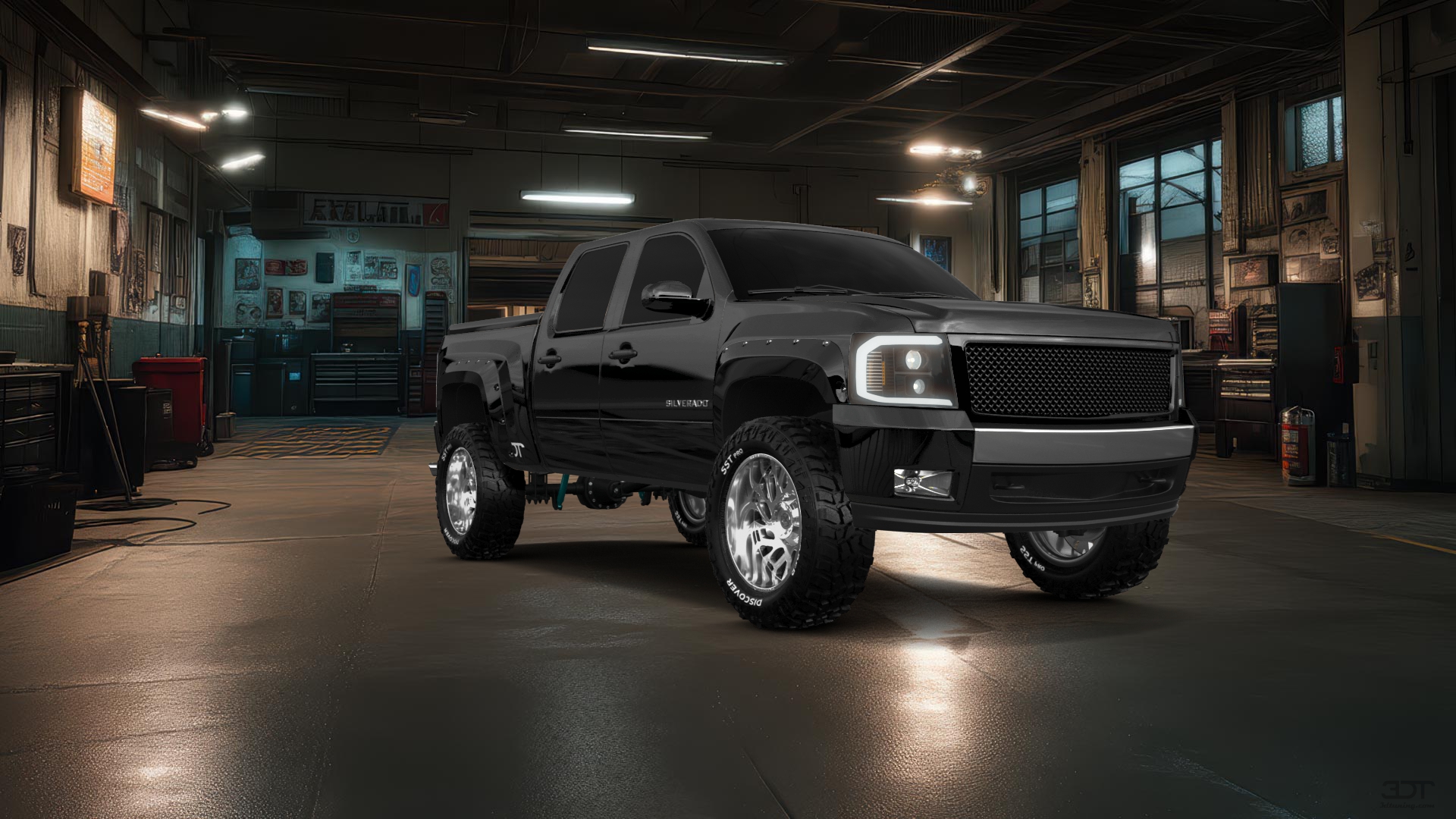 Chevrolet Silverado 1500 Crew Cab 4 Door pickup truck 2007 tuning