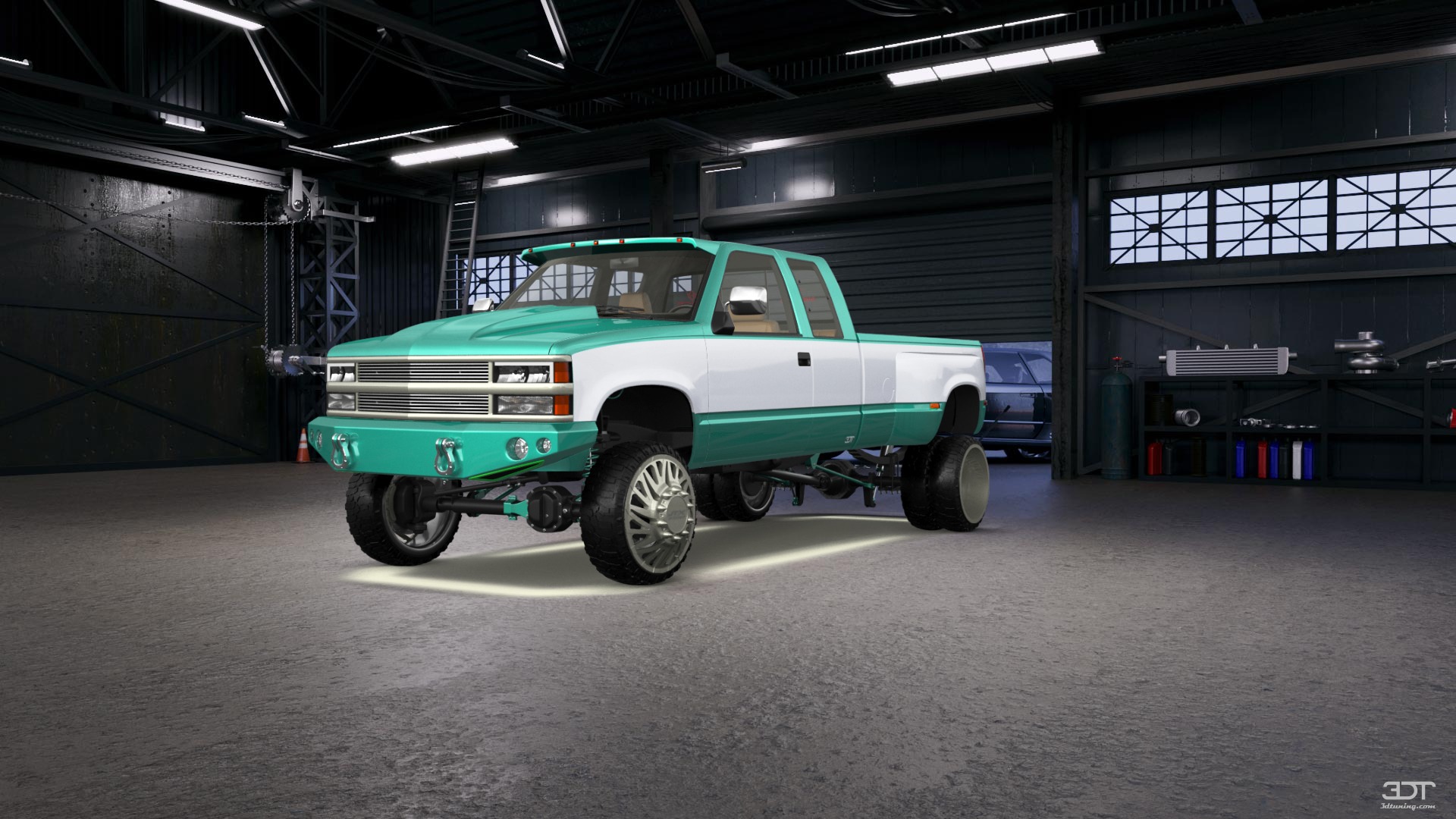 Chevrolet K3500 Extended Cab Pickup Truck 1988