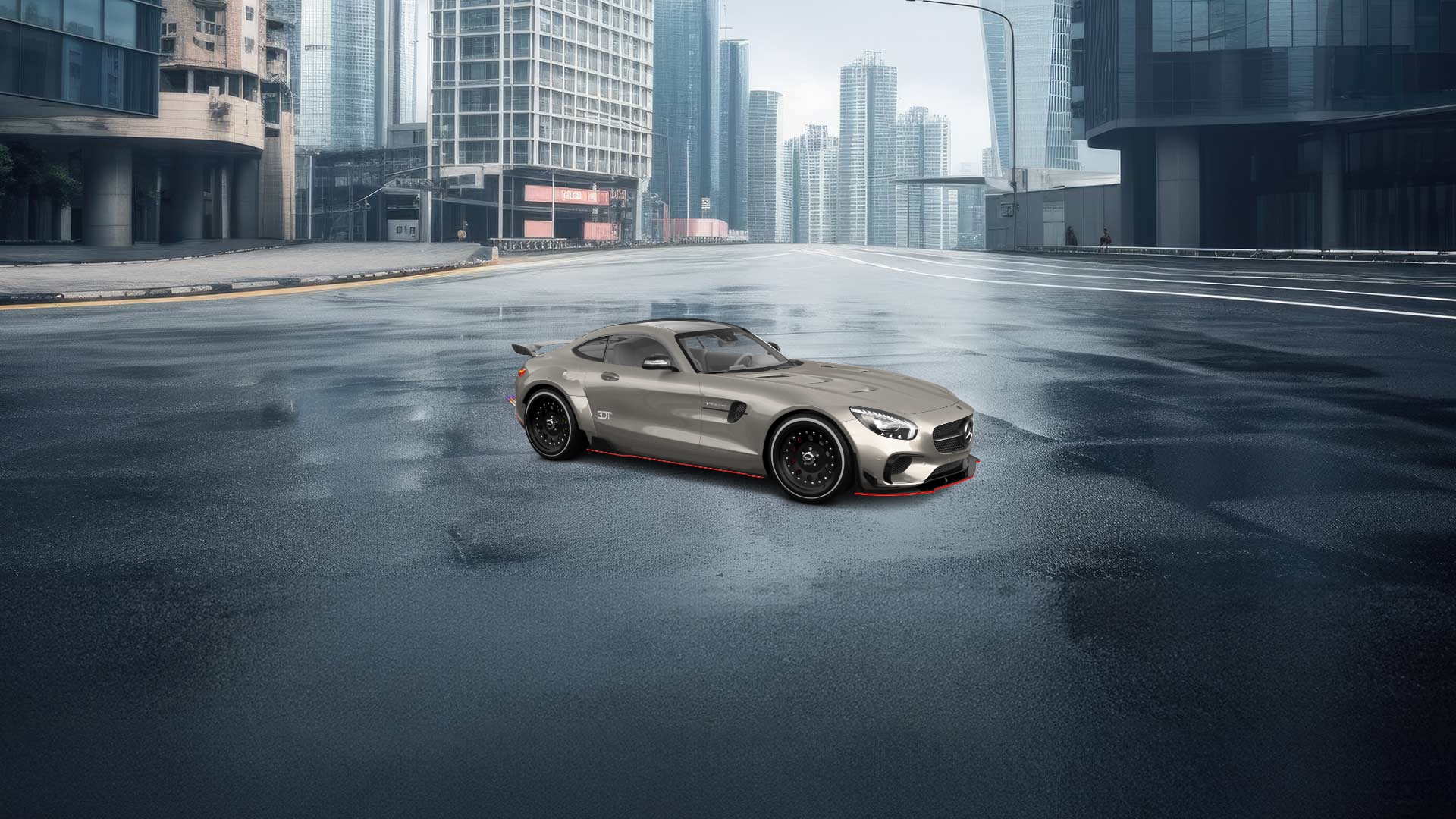 Mercedes AMG GT 2 door fastback coupe 2015 tuning