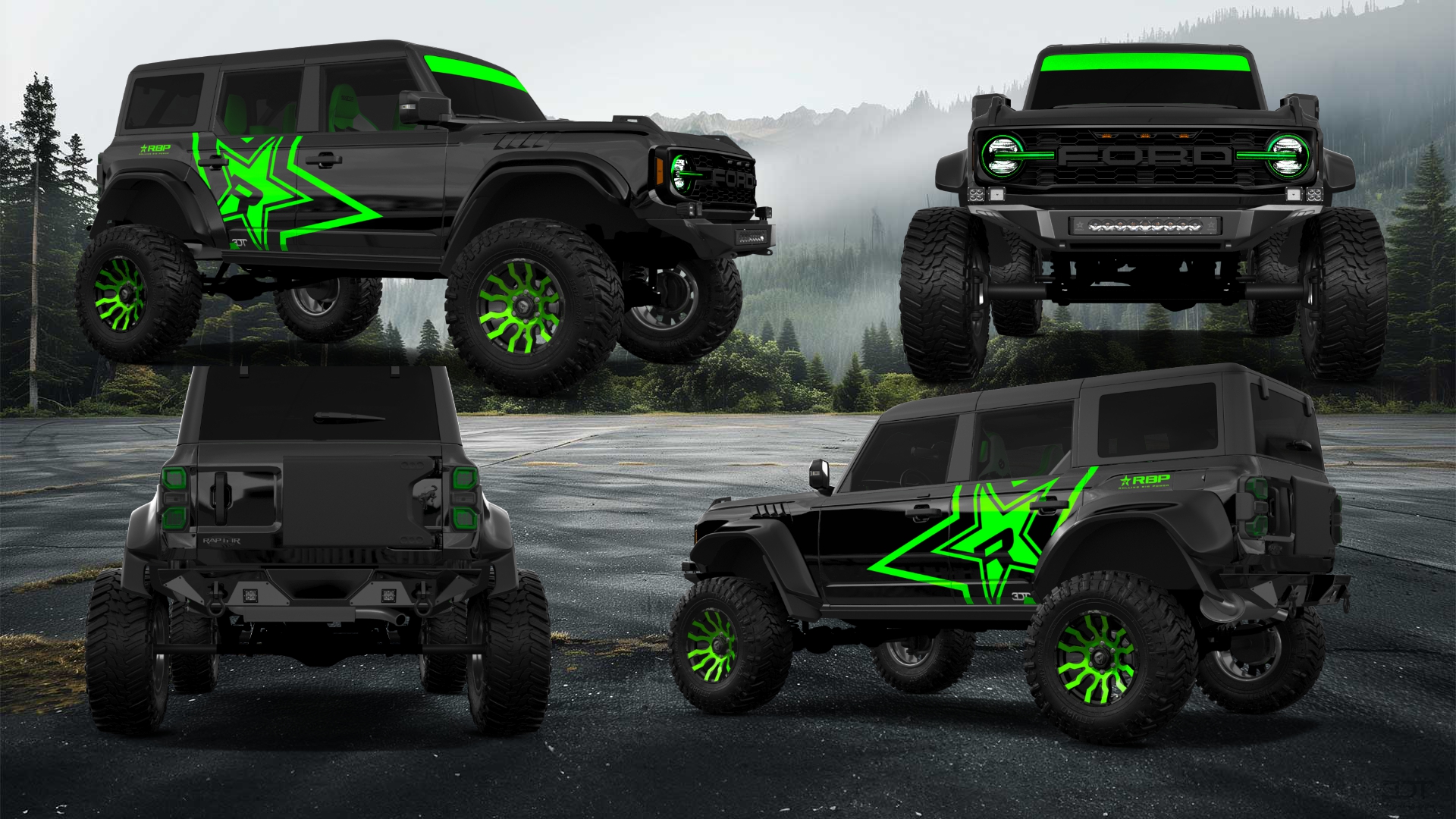 Ford Bronco Raptor 4 Door pickup truck 2022