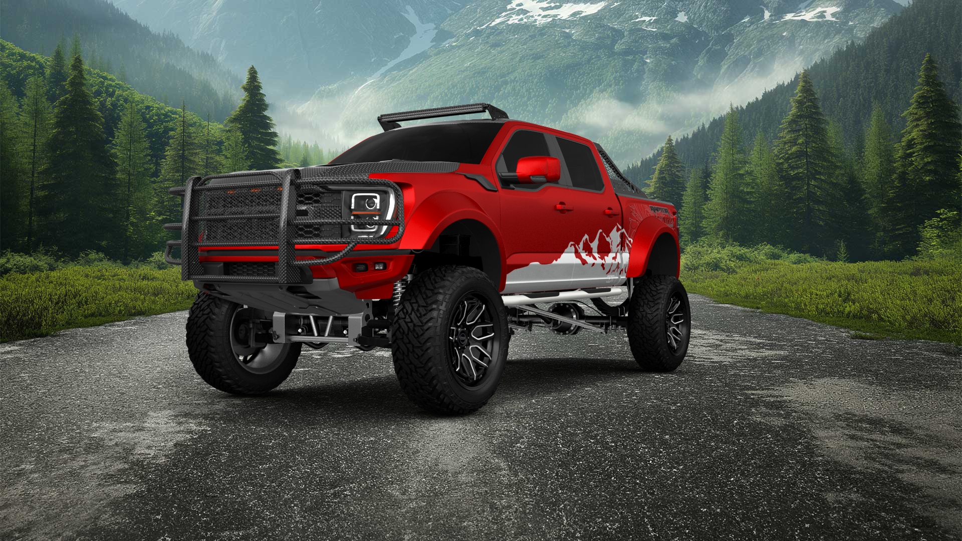 Ford F-150 Raptor 4 Door pickup truck 2021