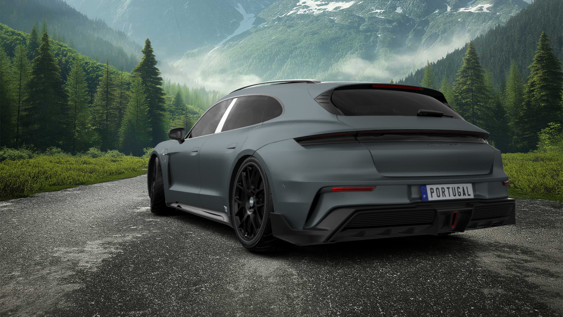 Porsche Taycan Sport Turismo Shooting Brake 2019 tuning