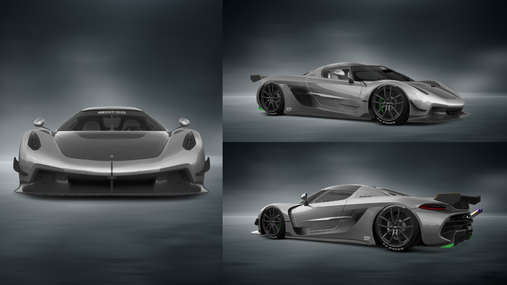 Koenigsegg Jesko 2 door targa top 2020 tuning