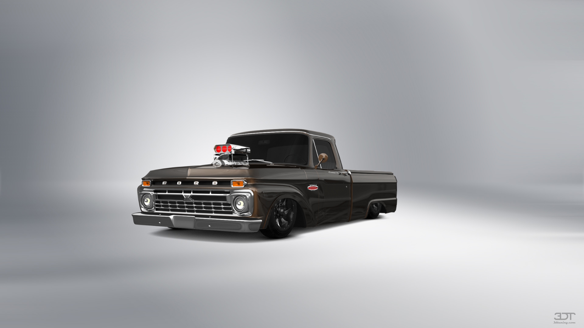 Ford F-100 Custom Cab 2 Door pickup truck 1966 Images