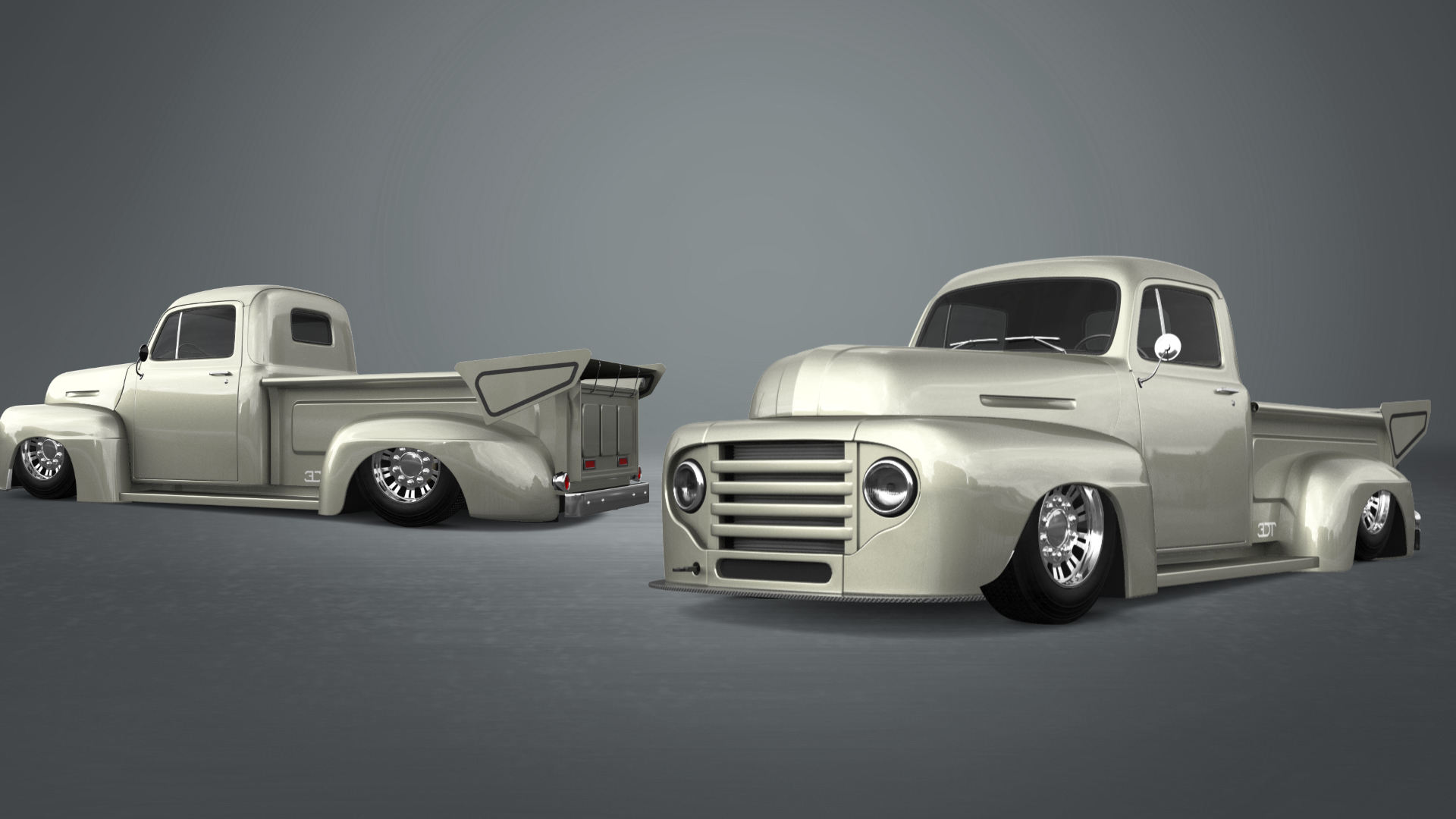 Ford F1 2 Door pickup truck 1949 tuning
