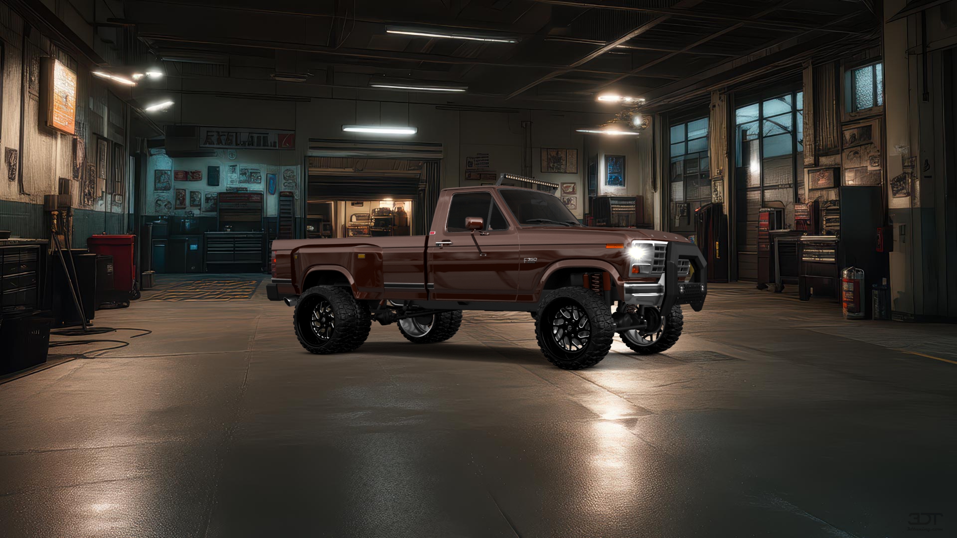 Ford F-350 Dually Regular Cab 2 Door pickup truck 1980 tuning