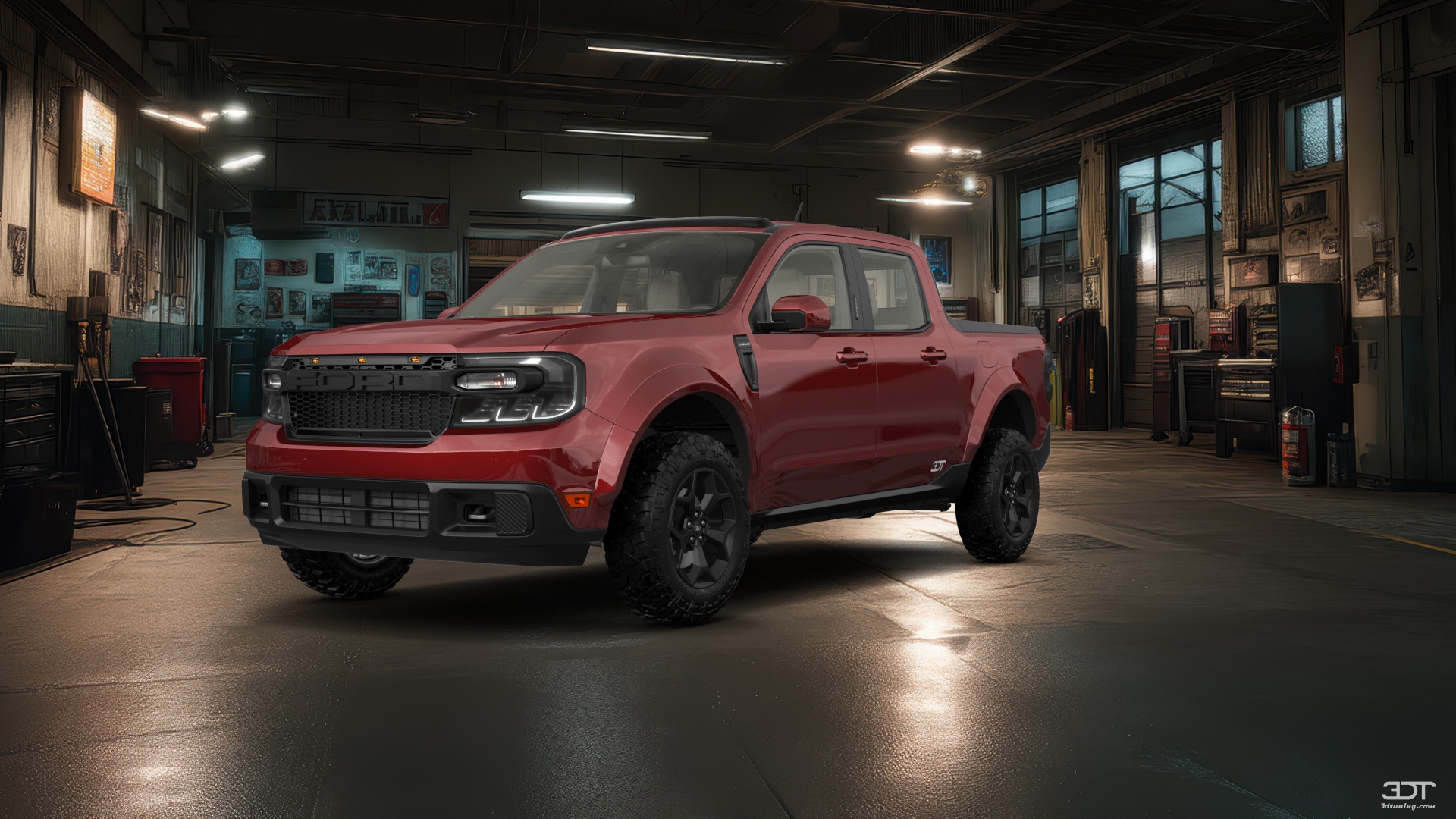 Ford Maverick 4 Door pickup truck 2022 tuning
