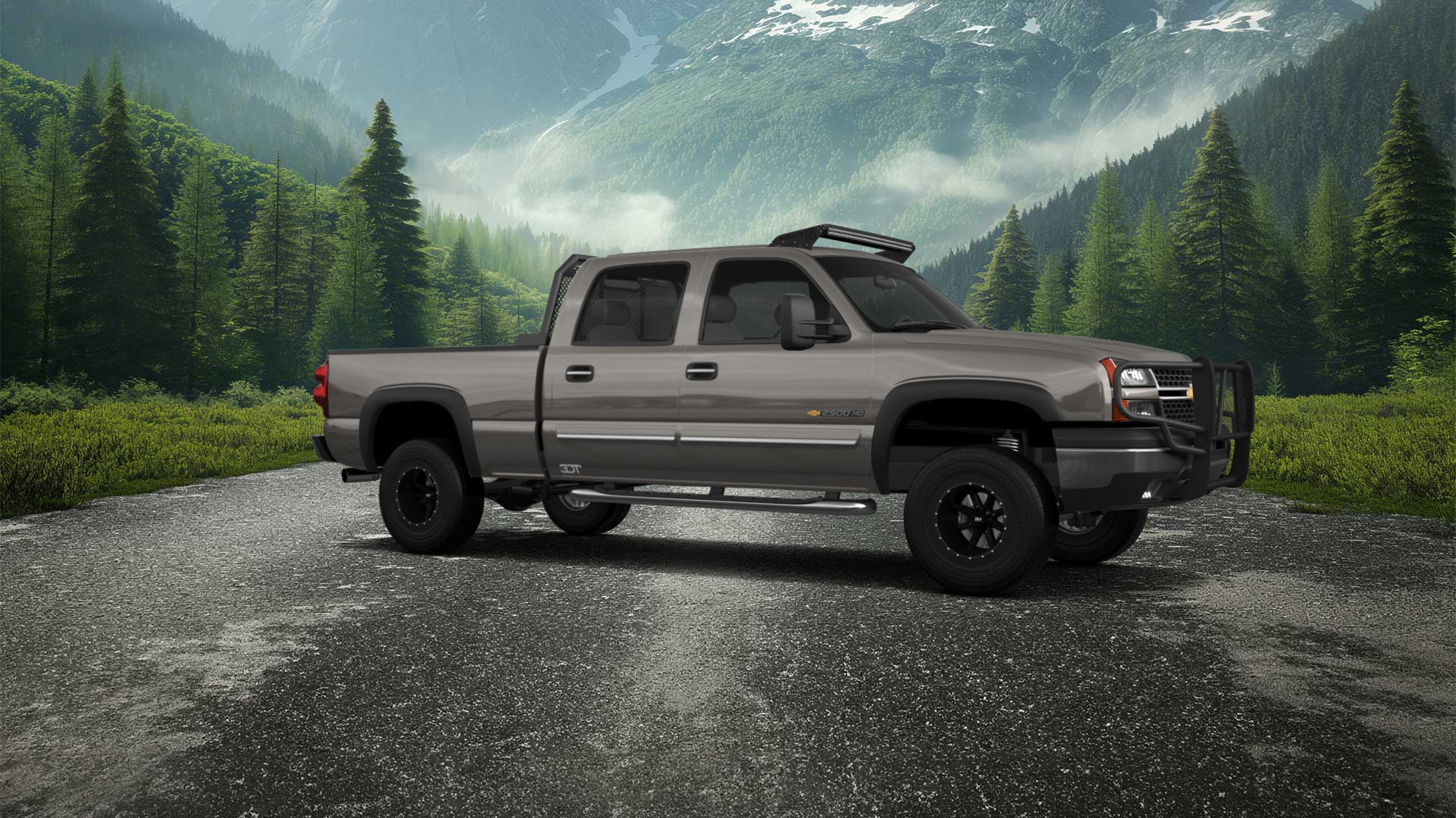 Chevrolet Silverado 2500 HD Long Box 4 Door pickup truck 2002 tuning