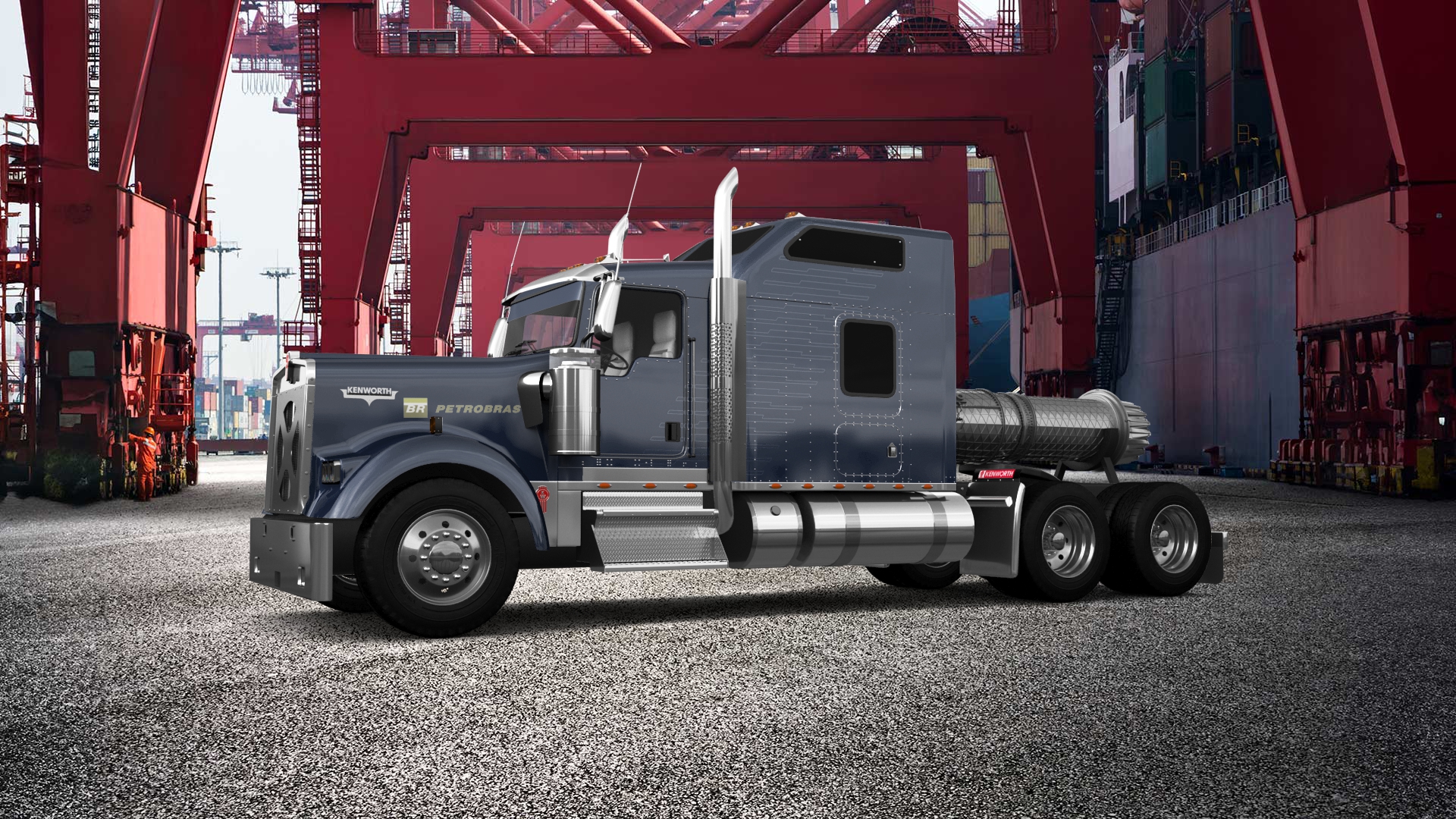 Kenworth W900 Sleeper Cab Truck 2015 tuning