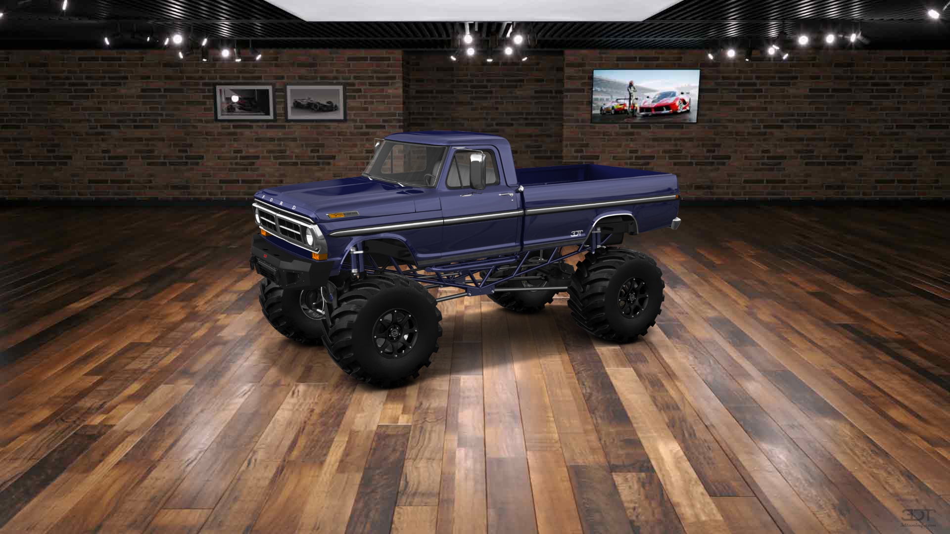 Ford F-250 2 Door pickup truck 1971 tuning