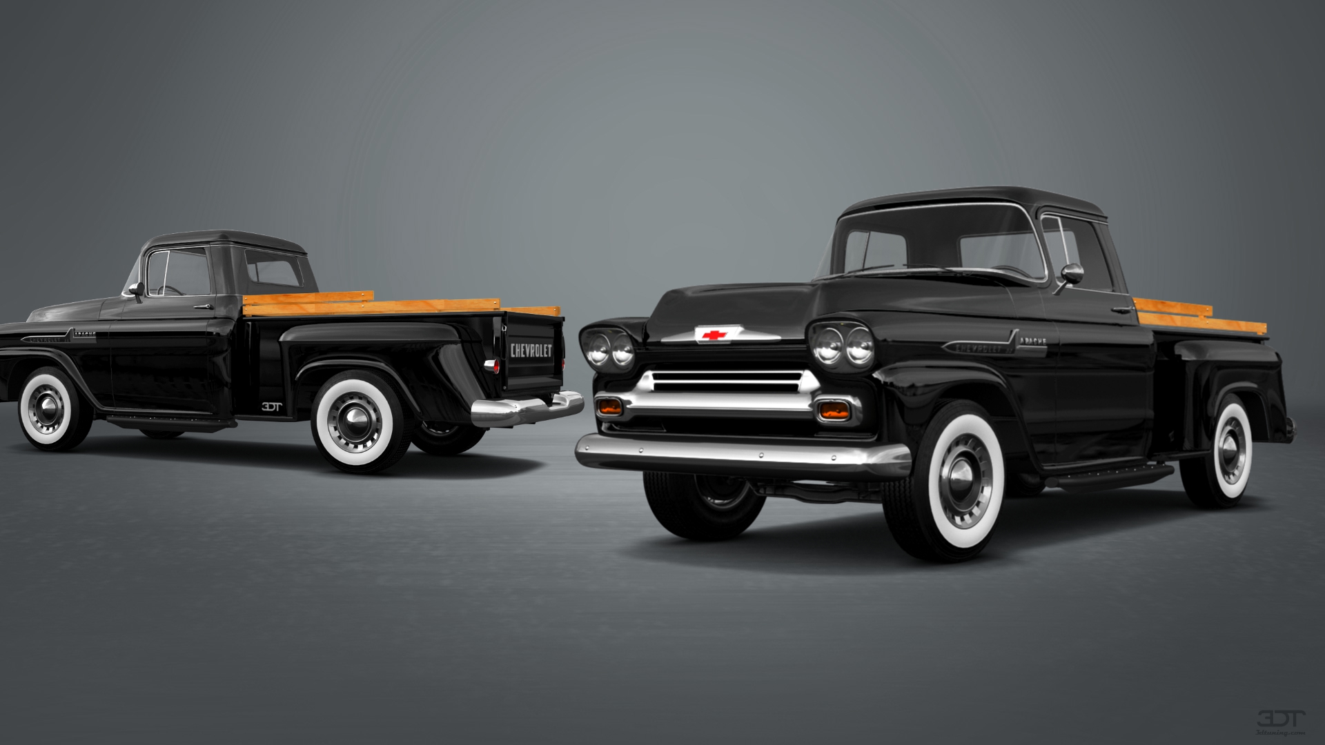 Chevrolet Apache Stepside 2 Door pickup truck 1959 tuning