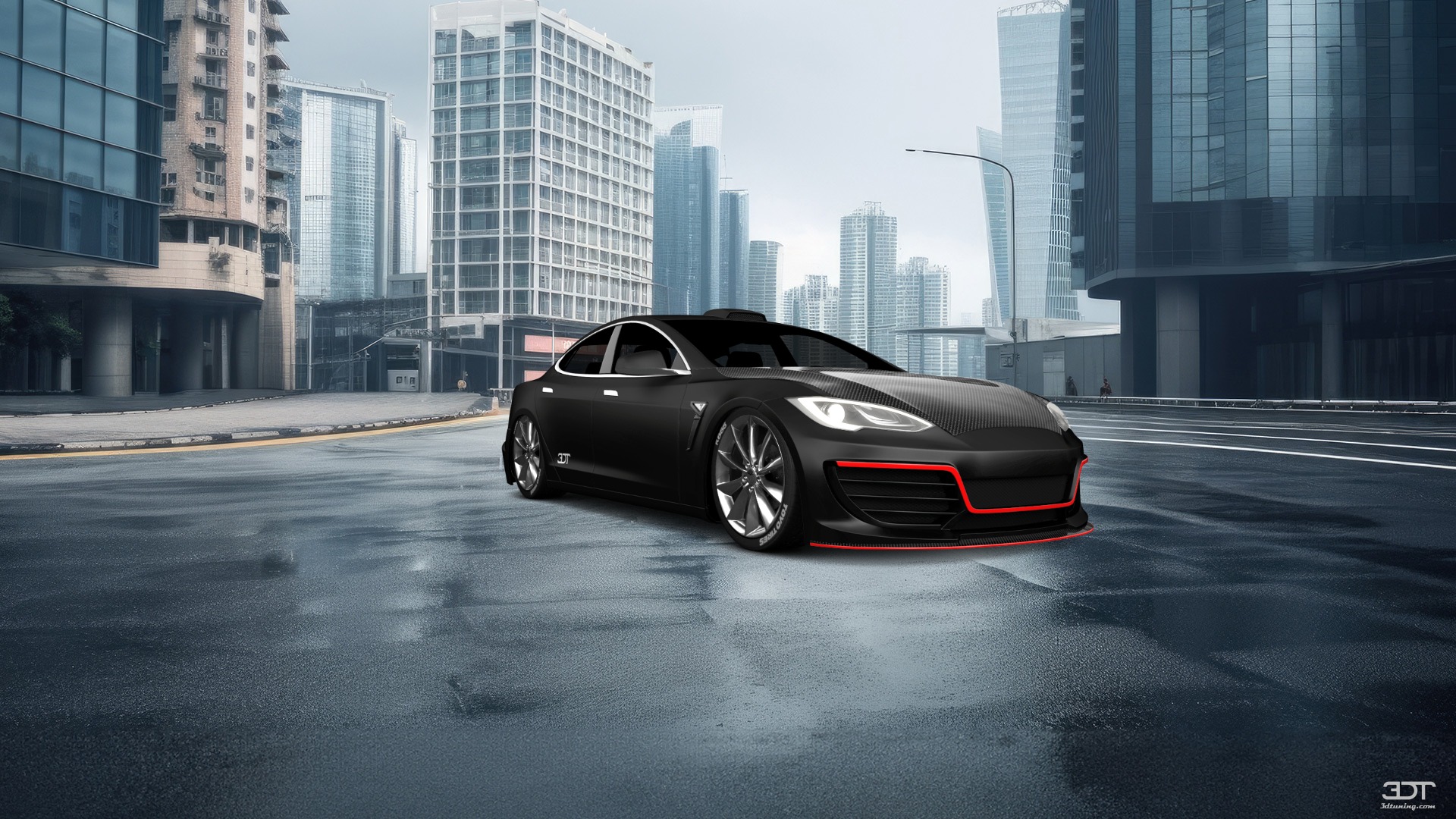 Tesla Model S 5 Door Liftback 2013 tuning