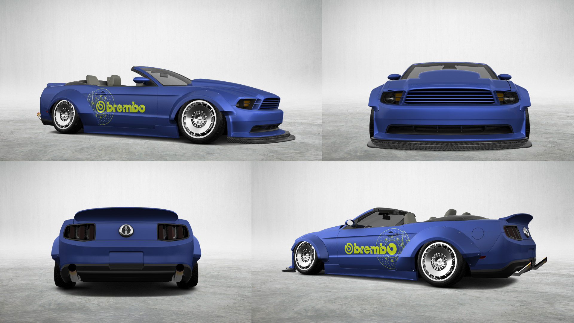 Tuning Ford Mustang 2 Door Convertible 2012