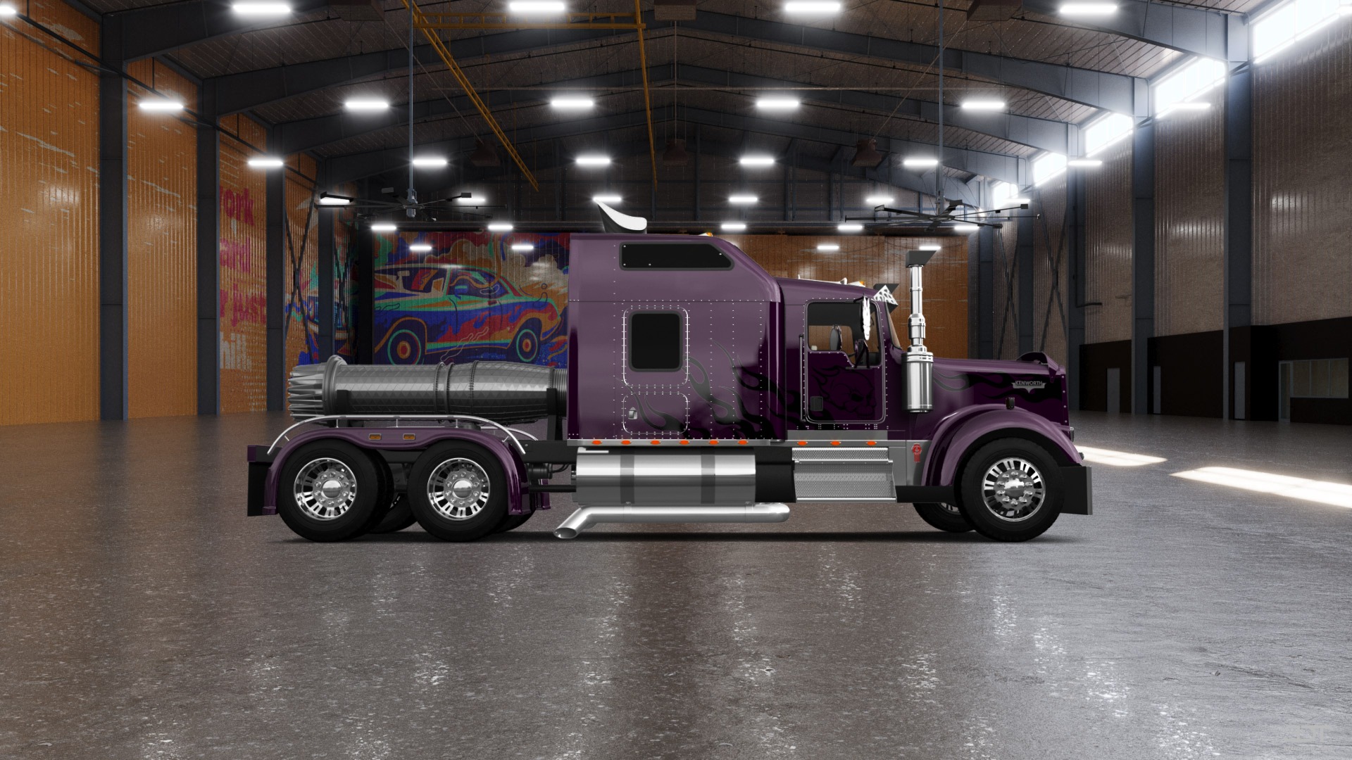 Kenworth W900 Sleeper Cab Truck 2015