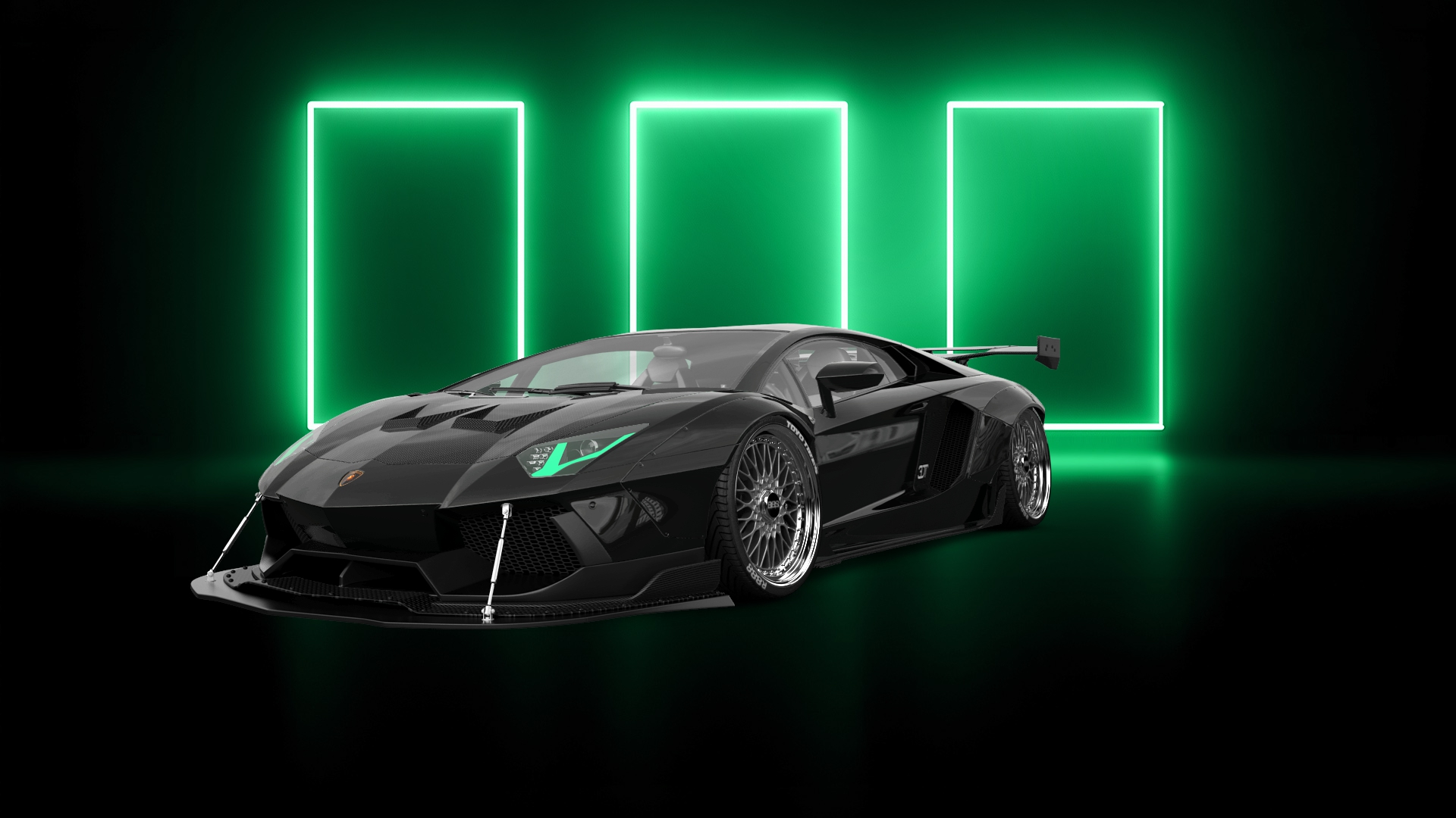 Lamborghini Aventador 2 Door Coupe 2012 tuning