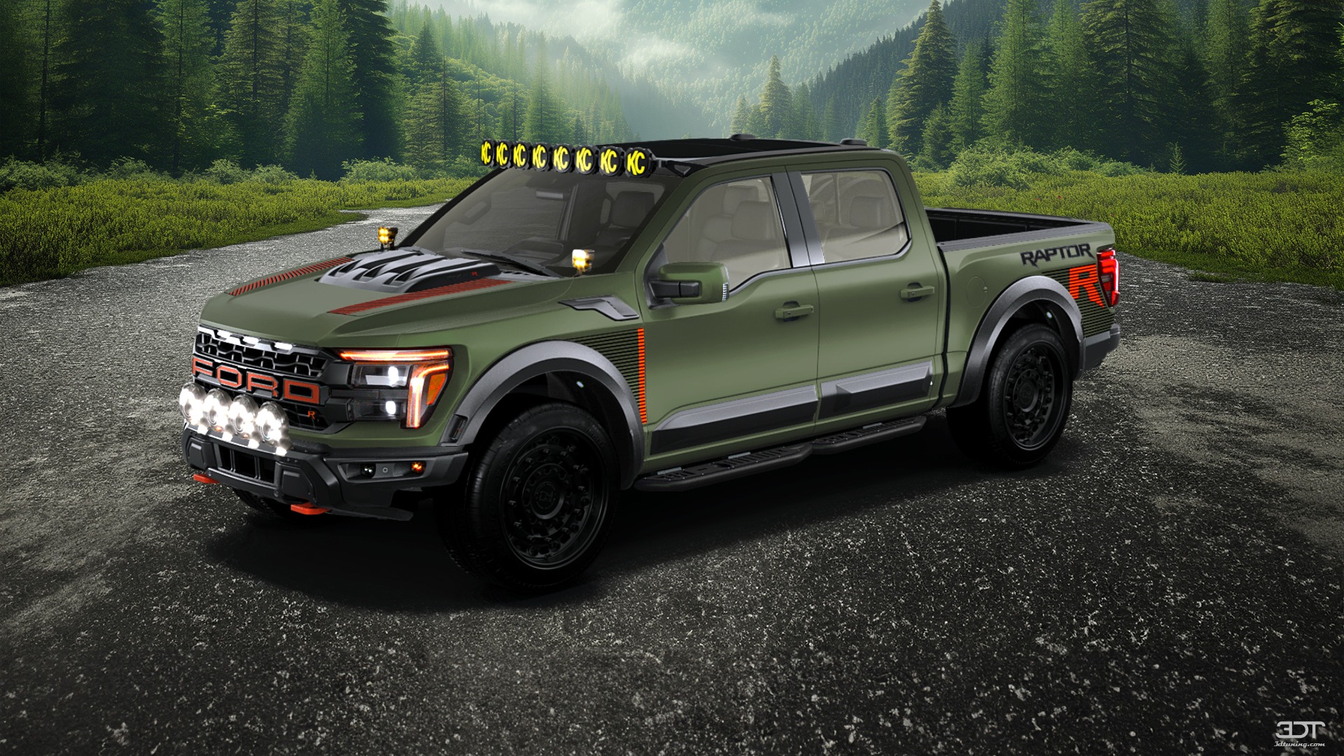 Ford F-150 Raptor 4 Door pickup truck 2024 Images