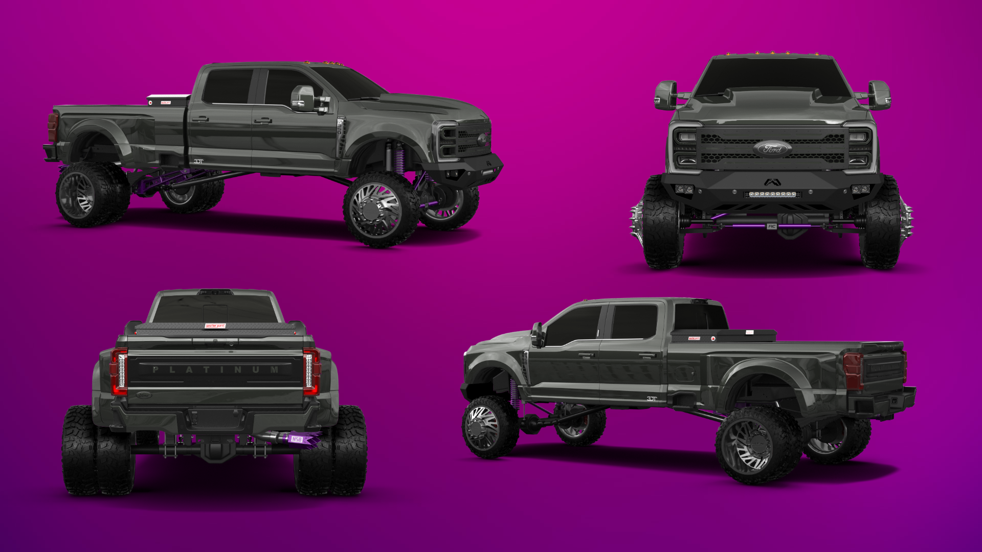 Ford F-350 DRW Crew Cab 4 Door pickup truck 2023 tuning