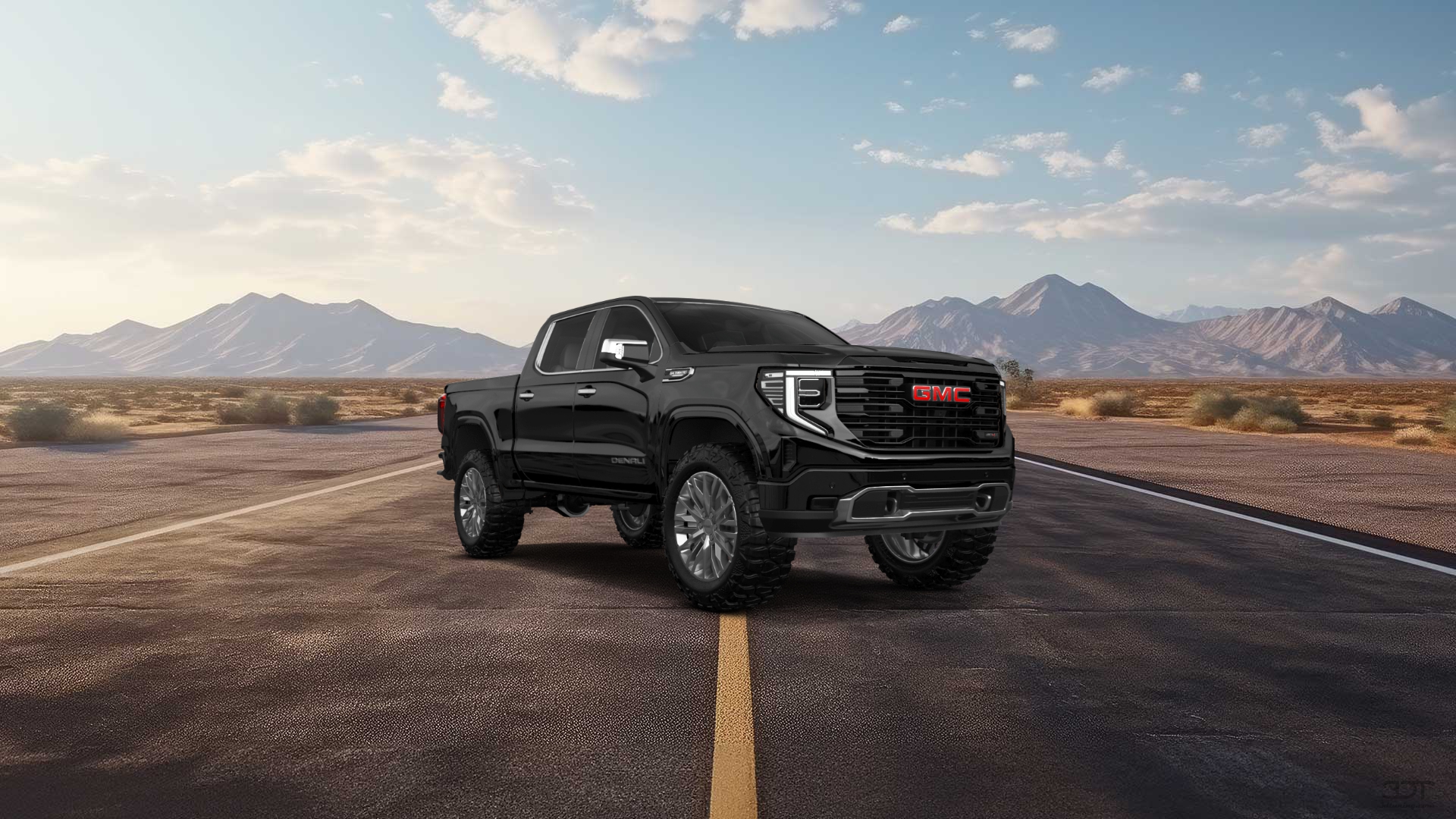 GMC Sierra 1500 Crew Cab 5.8 ft box 4 Door pickup truck 2023 tuning