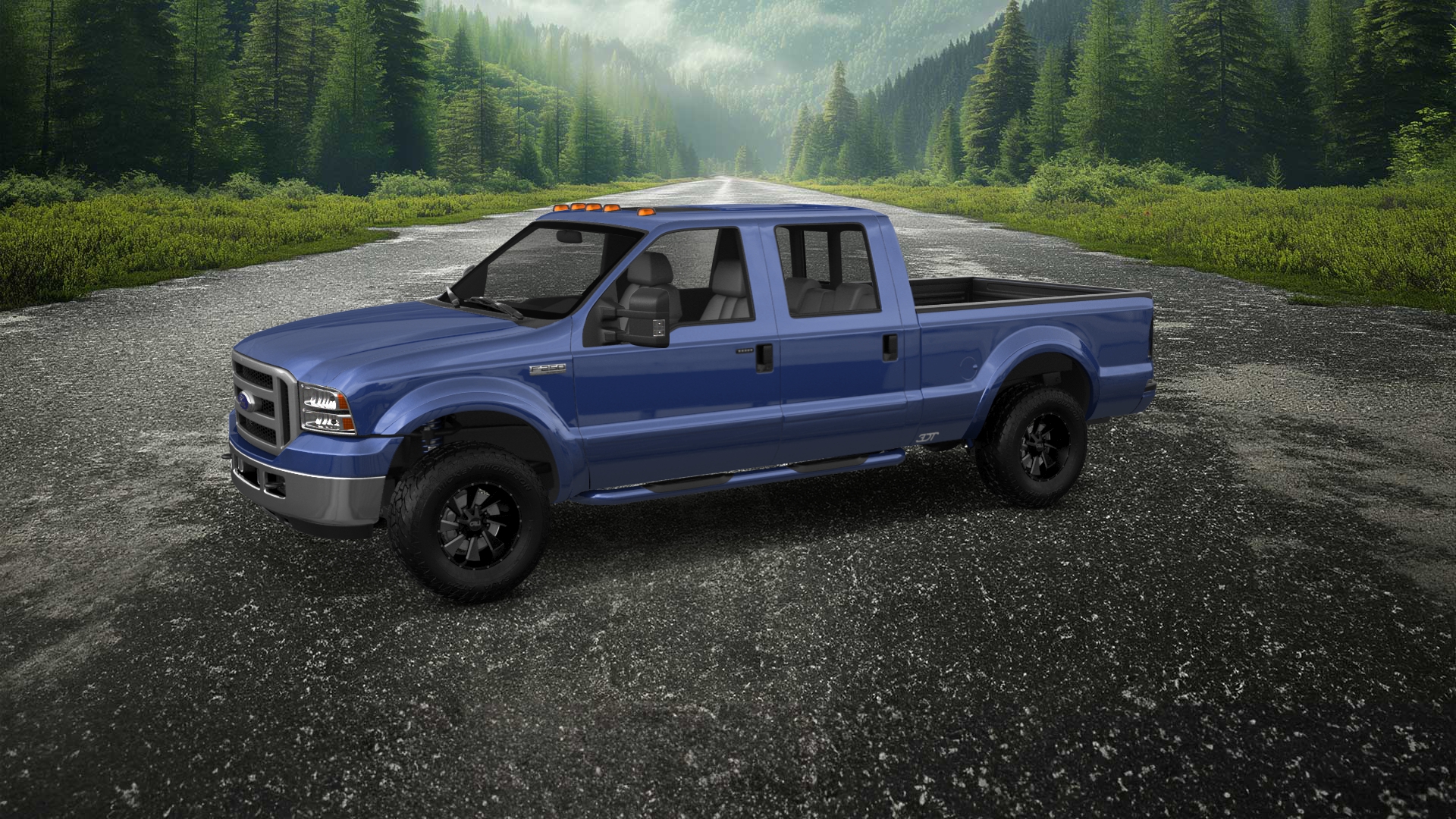 Ford F-250 Crew Cab 4 Door pickup truck 1999