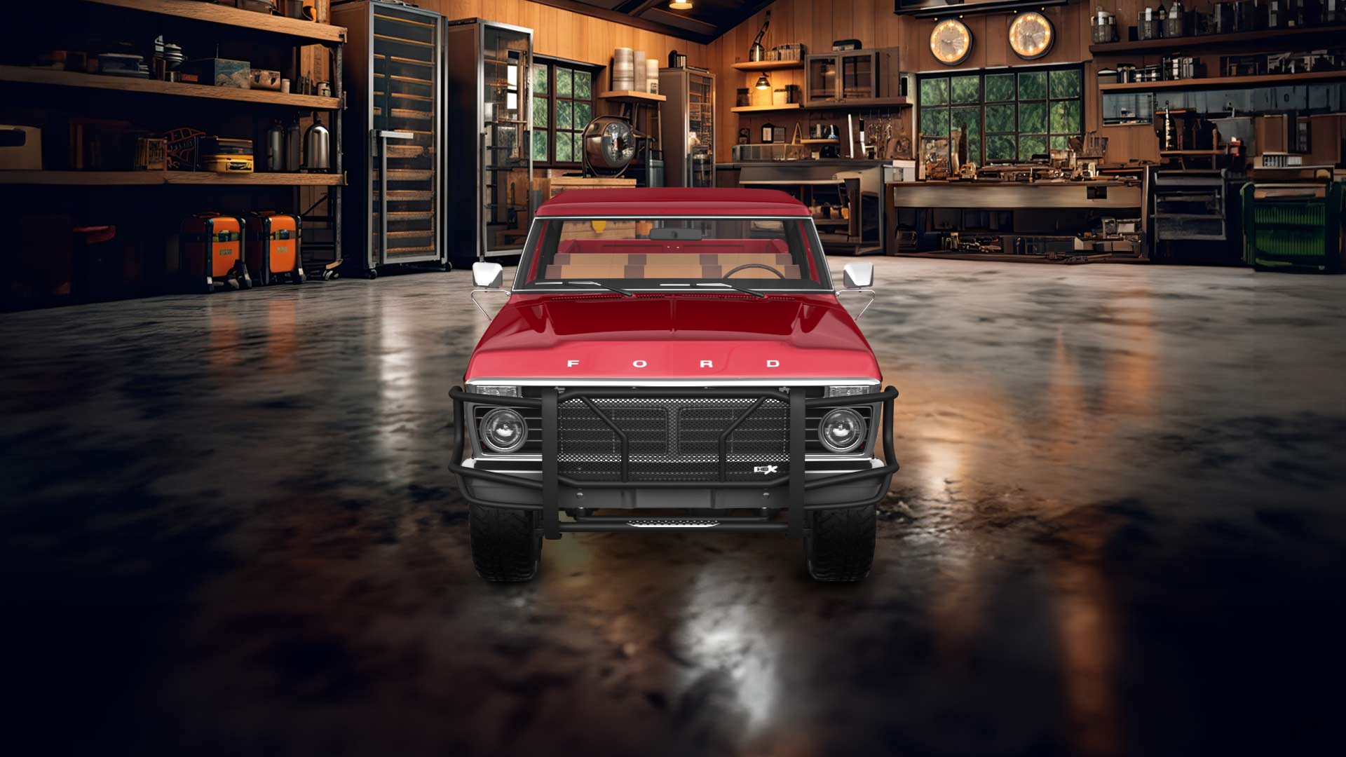 Ford F-350 Dually 4 Door pickup truck 1973
