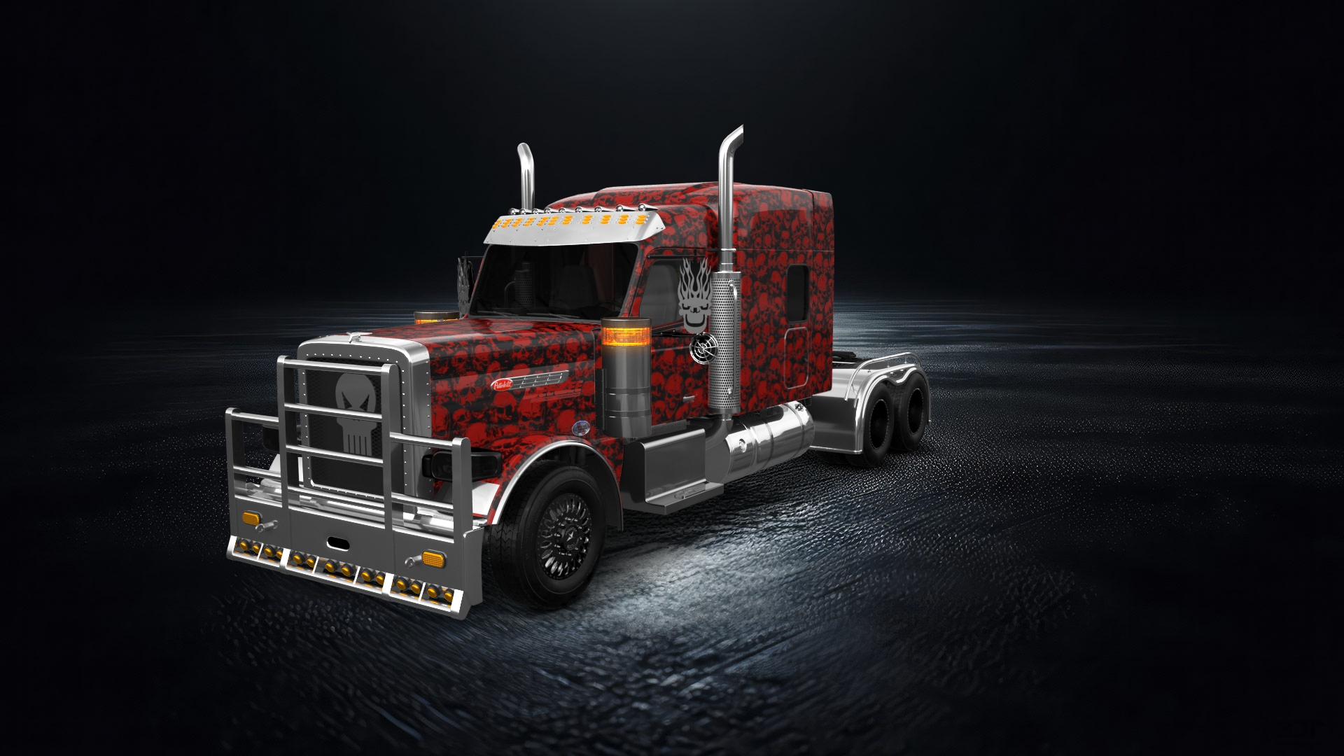 Peterbilt 589 Sleeper Cab Truck 2024 tuning