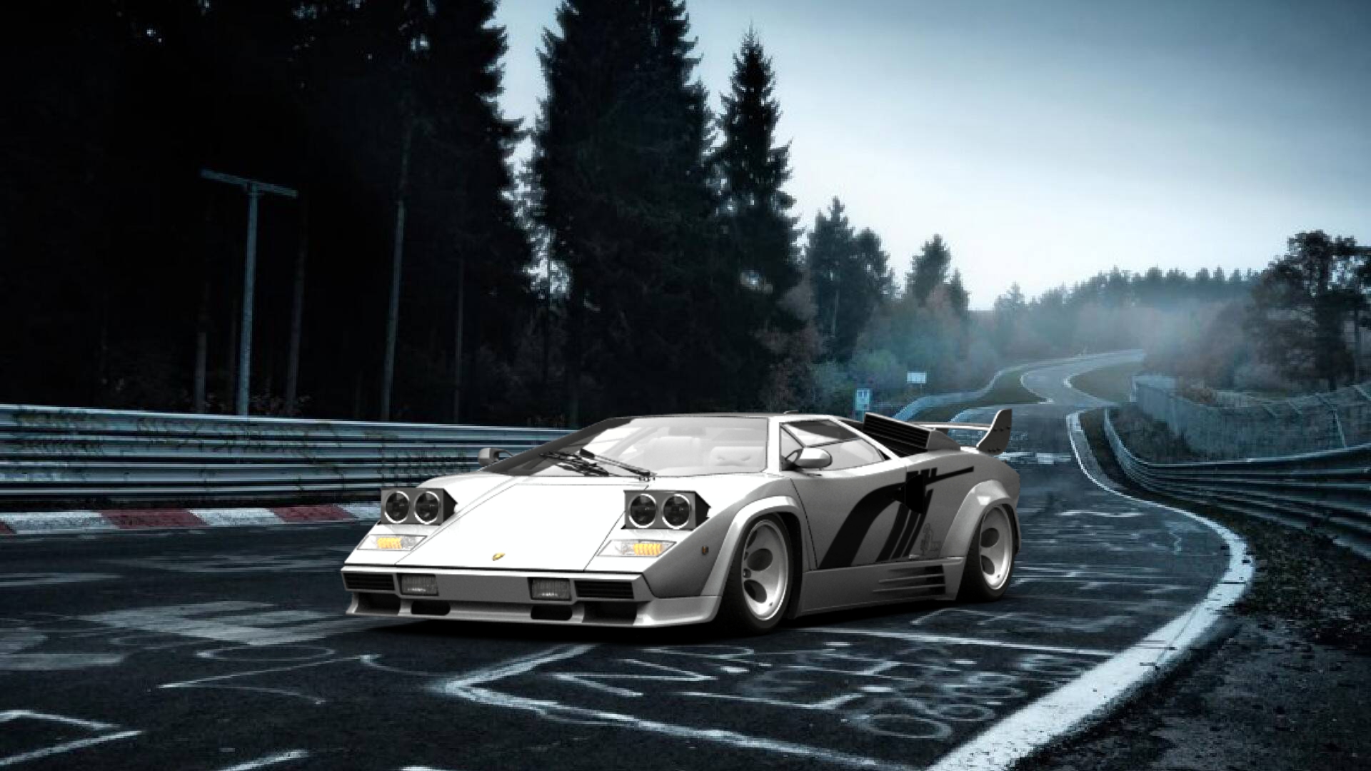 Lamborghini Countach Coupe 1982 tuning