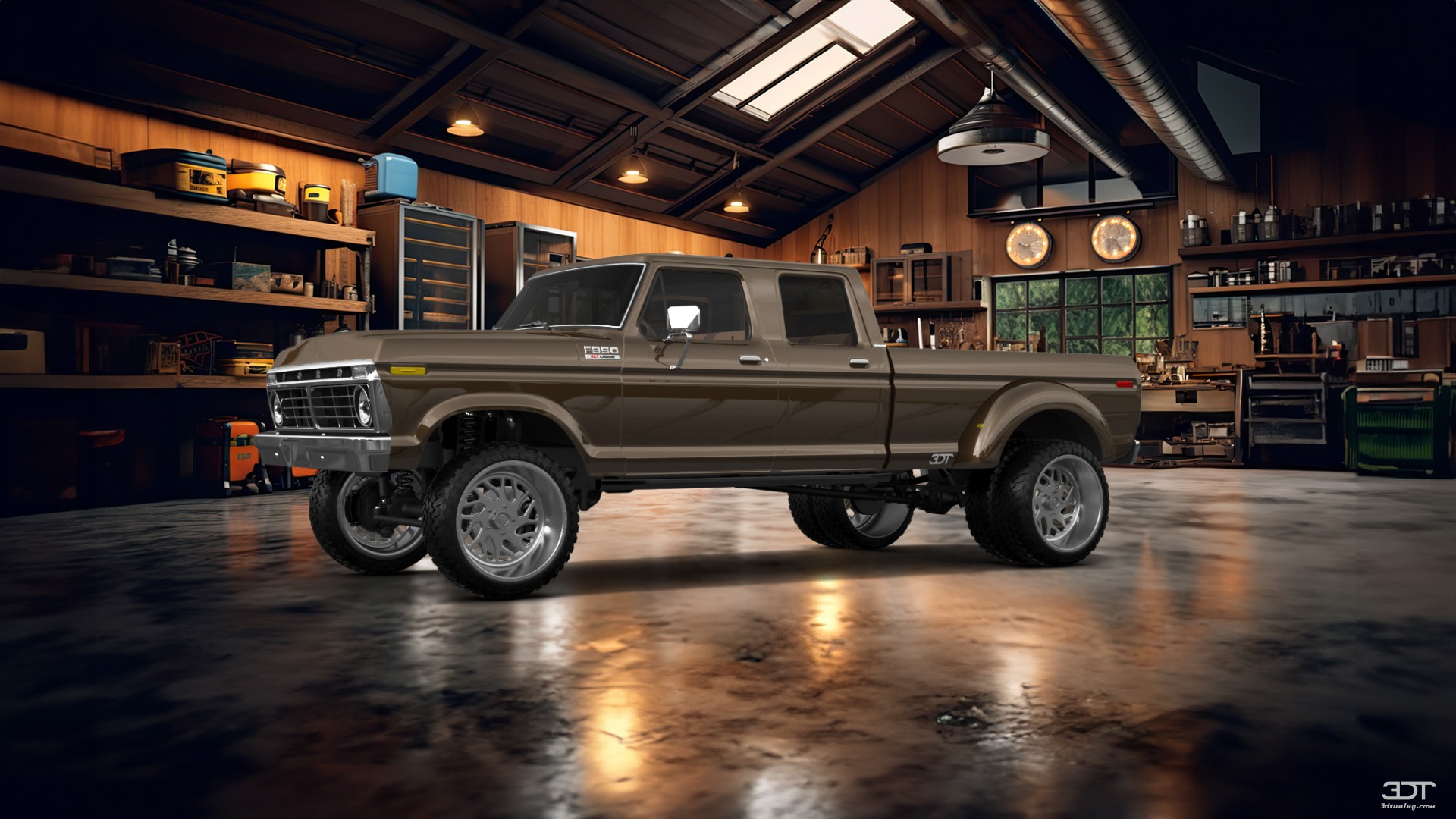 Ford F-350 Dually 4 Door pickup truck 1973
