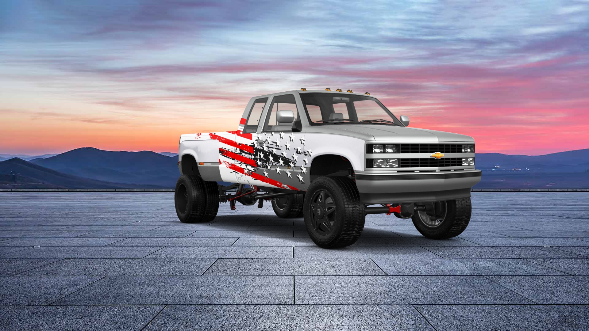 Chevrolet K3500 Extended Cab Pickup Truck 1988 tuning