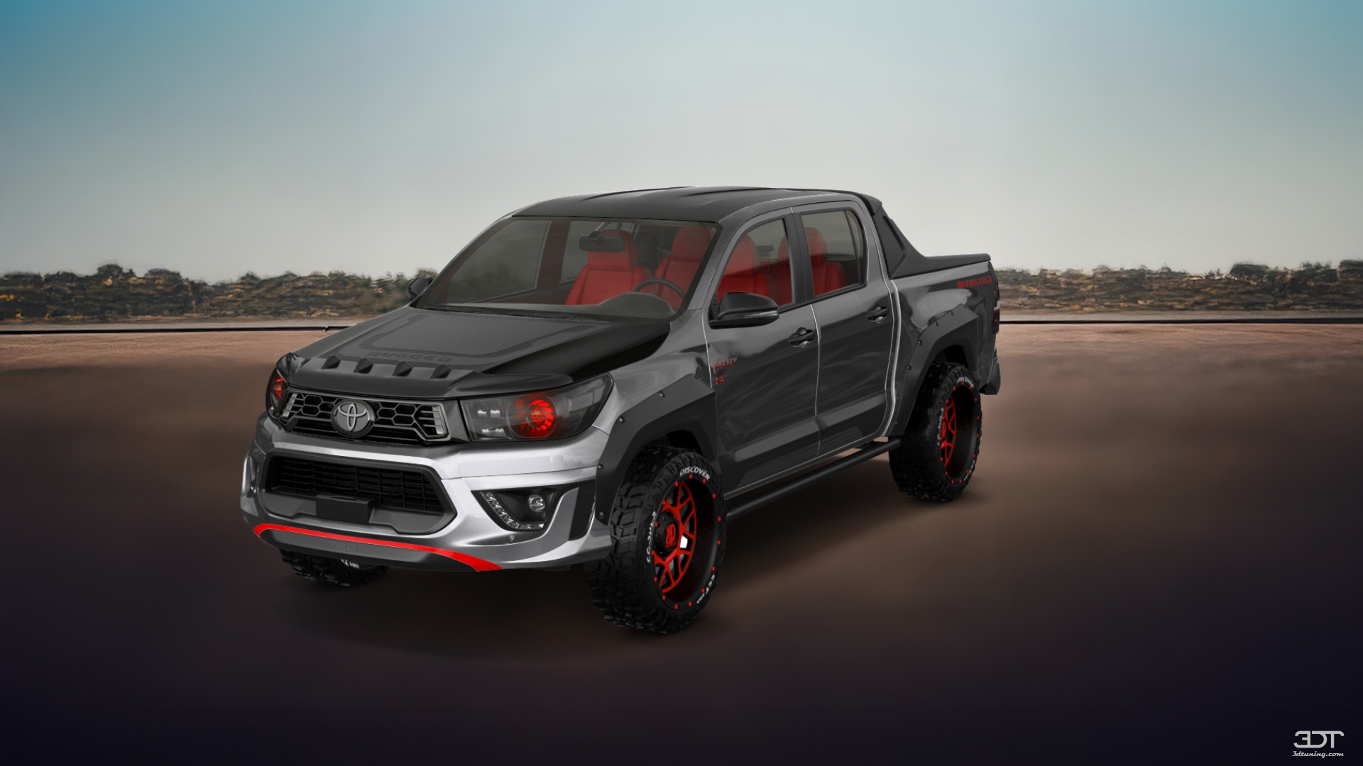 Toyota Hilux Double Cab 4 Door pickup truck 2015 tuning
