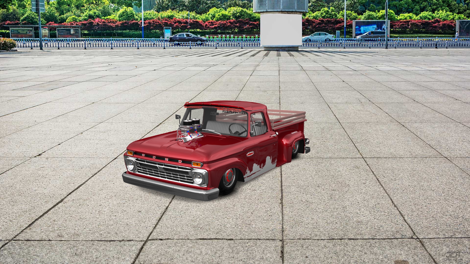 Ford F-100 Flareside 2 Door pickup truck 1961