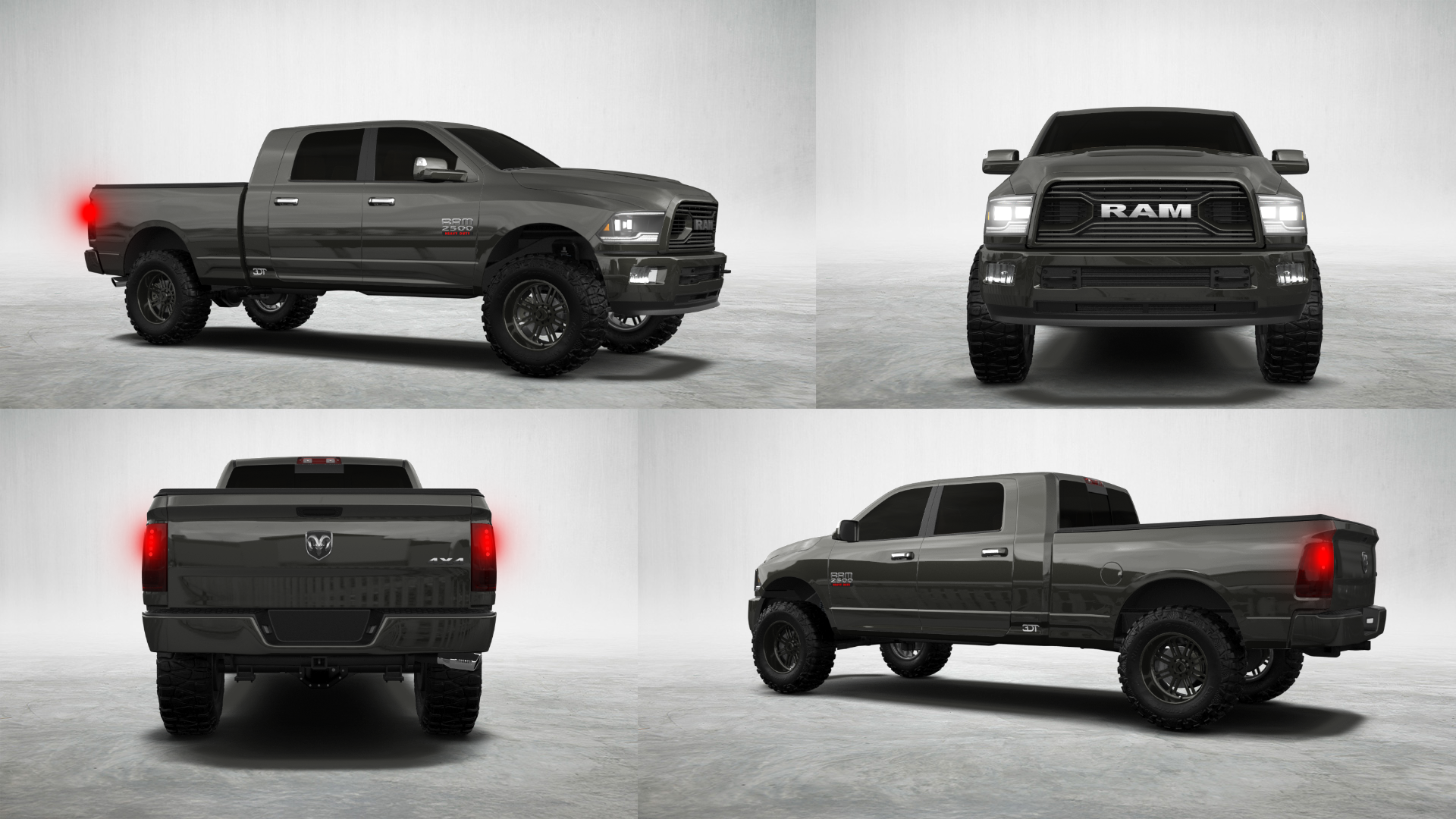 Dodge Ram 2500 Mega Cab 6.4 ft box 4 Door pickup truck 2010 tuning