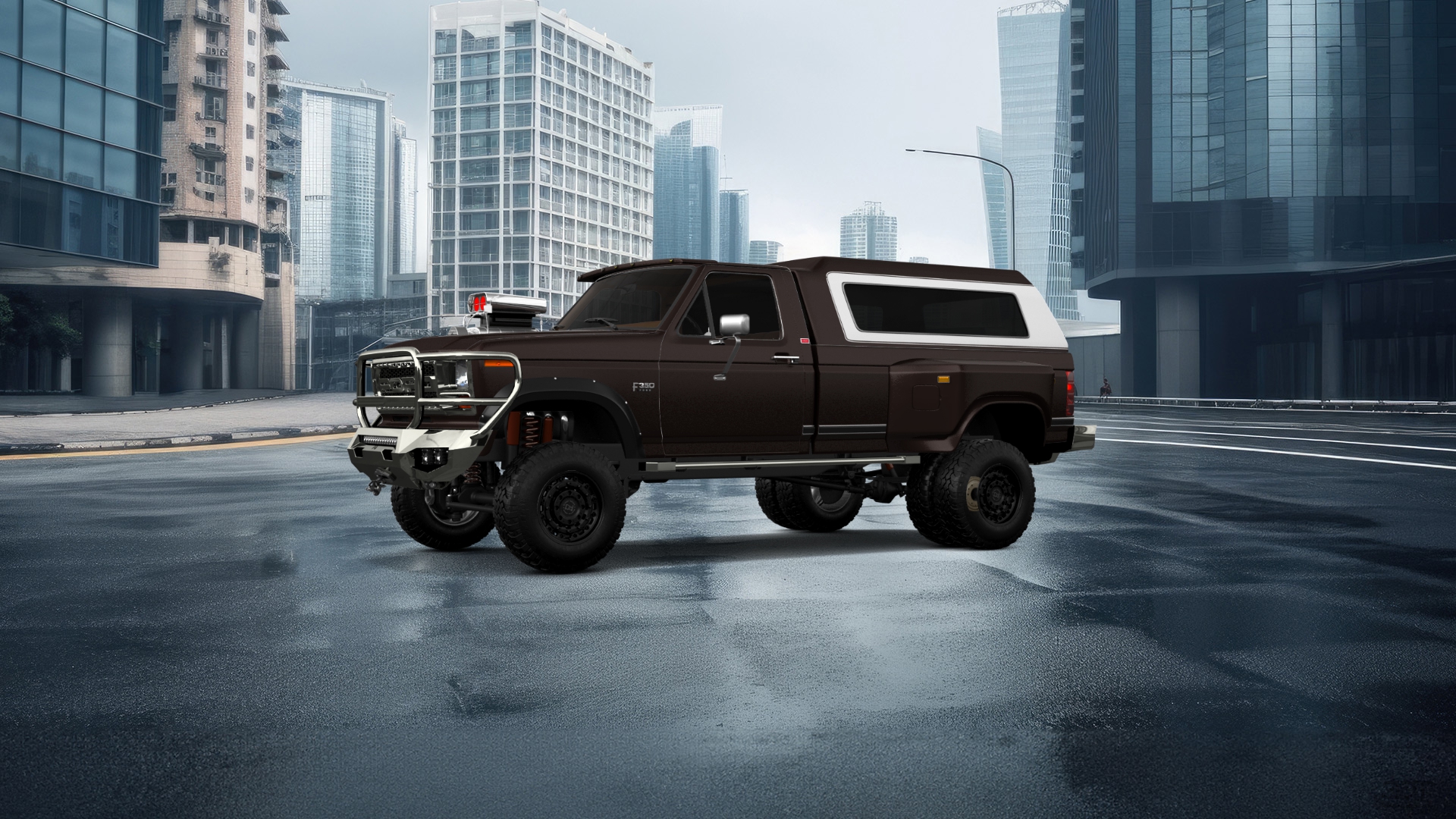 Ford F-350 Dually Regular Cab 2 Door pickup truck 1980 tuning