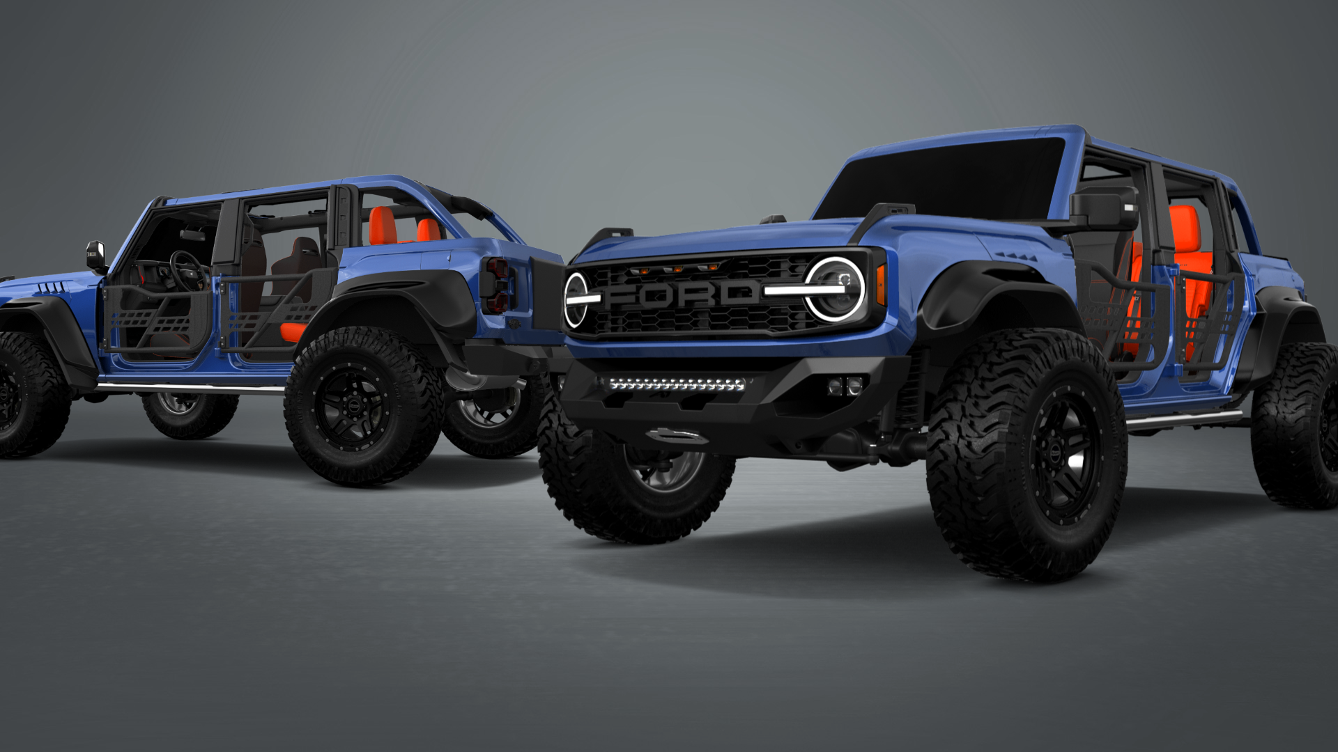 Ford Bronco Raptor 4 Door pickup truck 2022 tuning