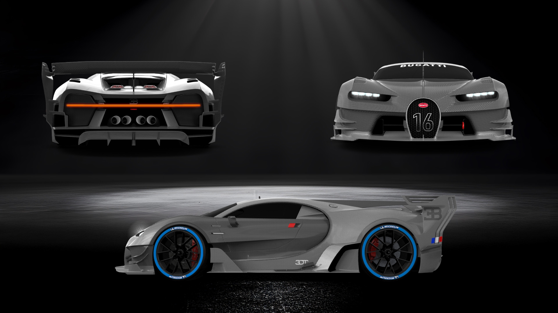 Bugatti Vision GT Supercar 2015 tuning