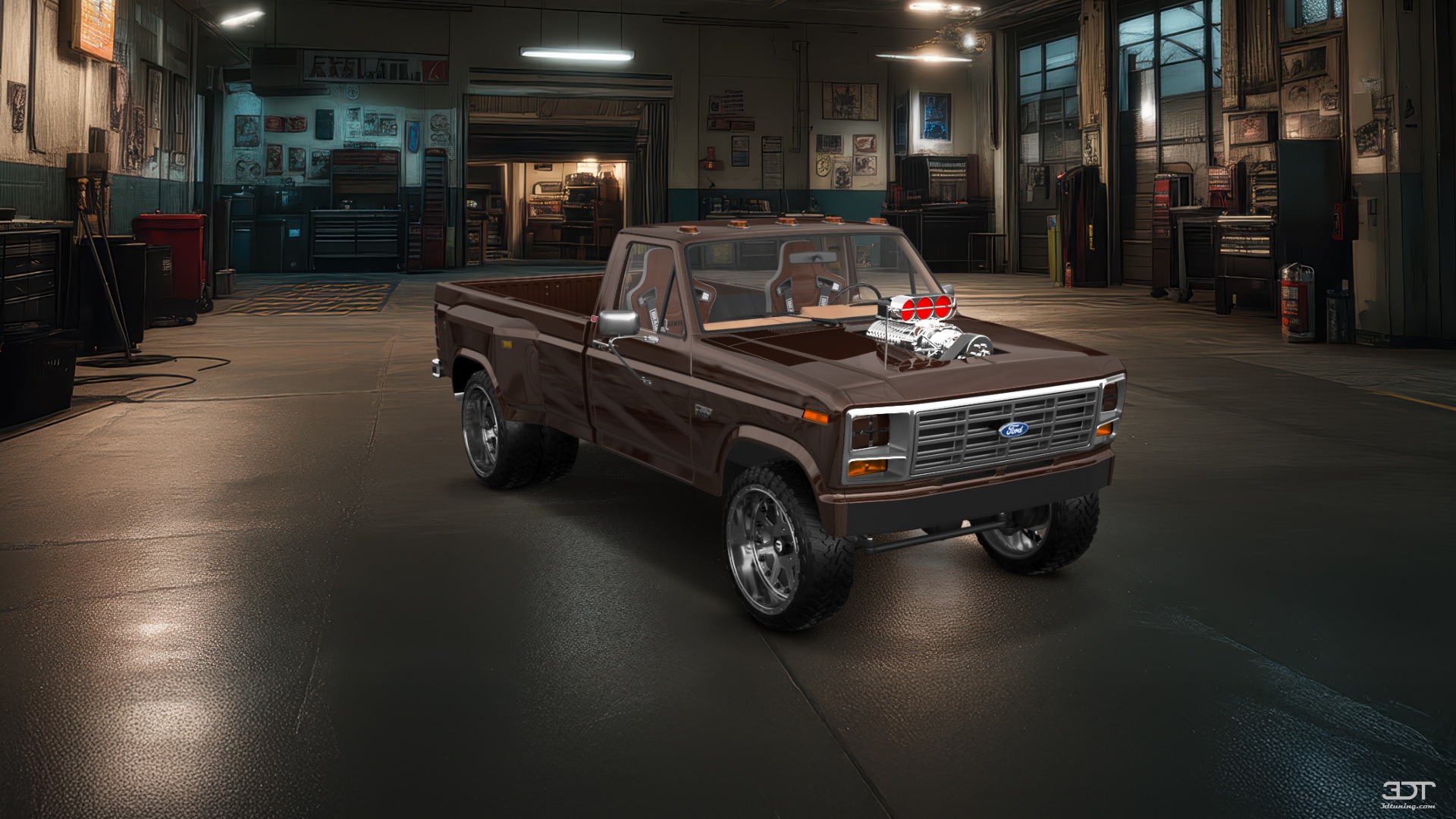 Ford F-350 Dually Regular Cab 2 Door pickup truck 1980 tuning