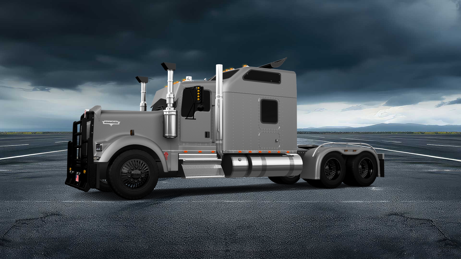 Kenworth W900 Sleeper Cab Truck 2015
